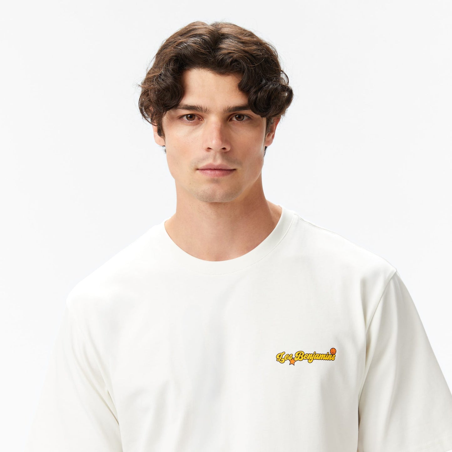 Les Benjamins Erkek Beyaz T-shirt