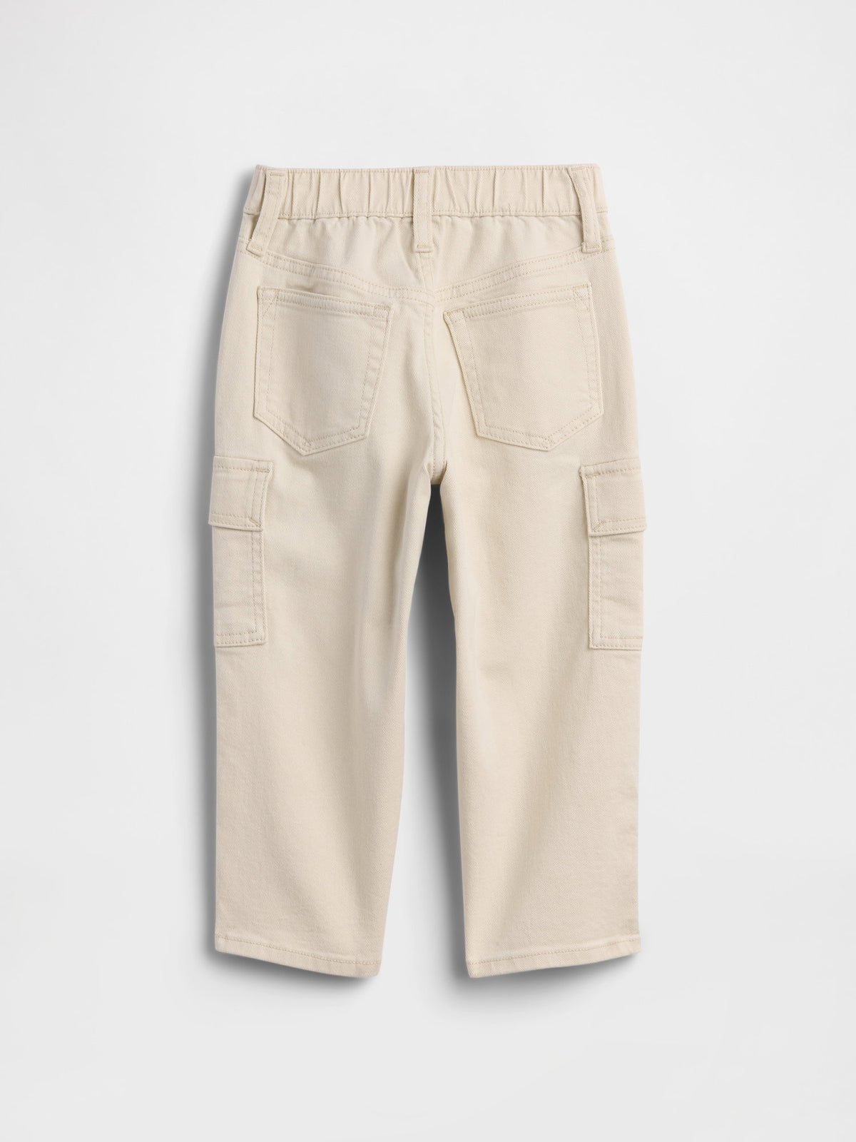 Krem Baggy Kargo Jean Pantolon