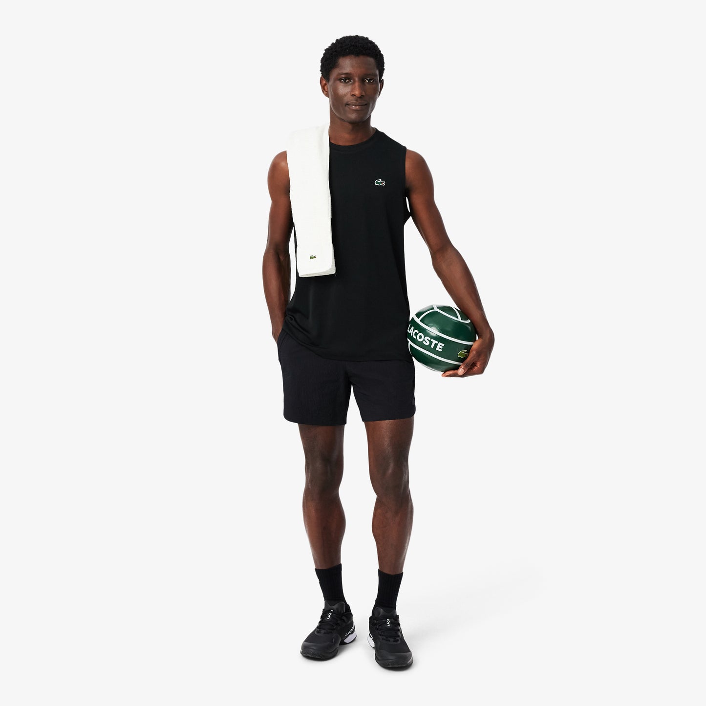 Lacoste Erkek Relaxed Fit Siyah Şort