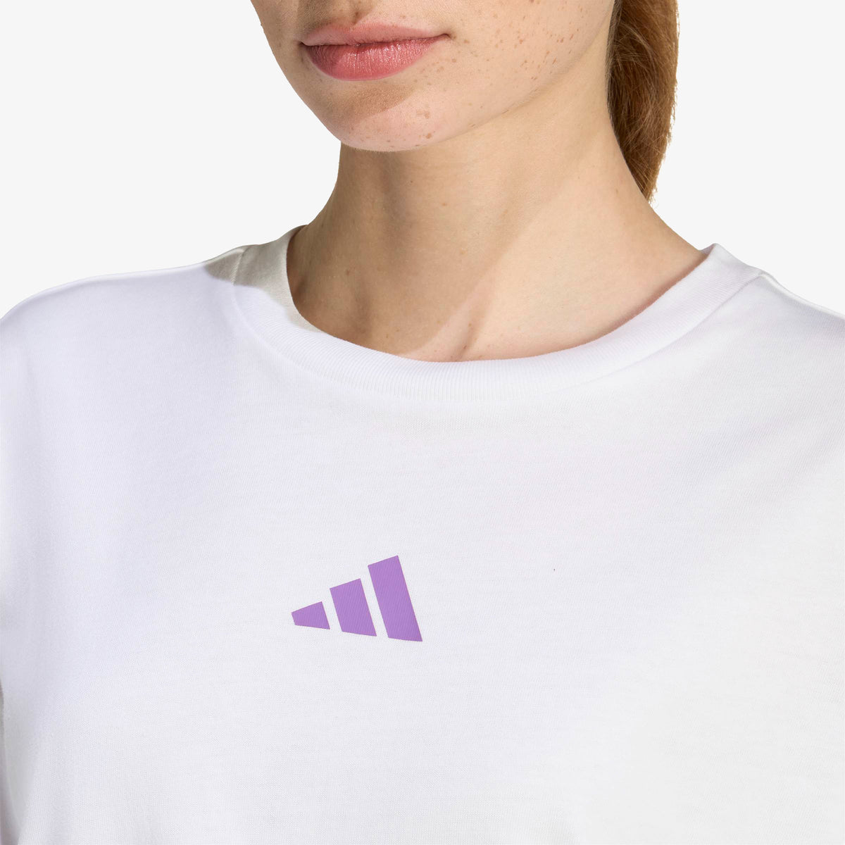 Adidas Soft Sport Kadın Beyaz T-shirt