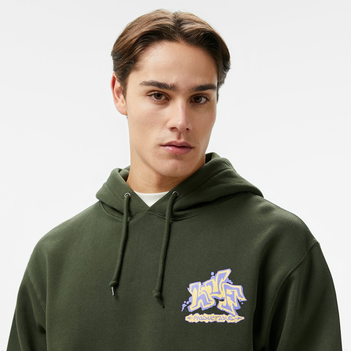 Huf Productions P/o Erkek Yeşil Hoodie