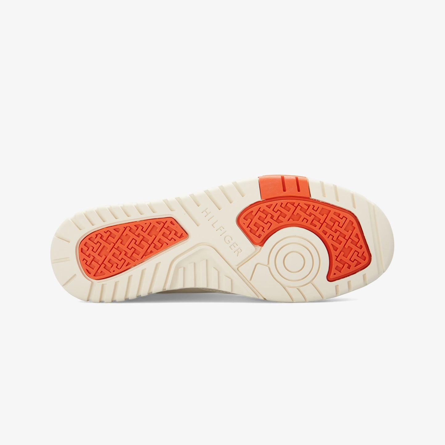 Tommy Jeans Leather Logo Basketball Erkek Beyaz Sneaker