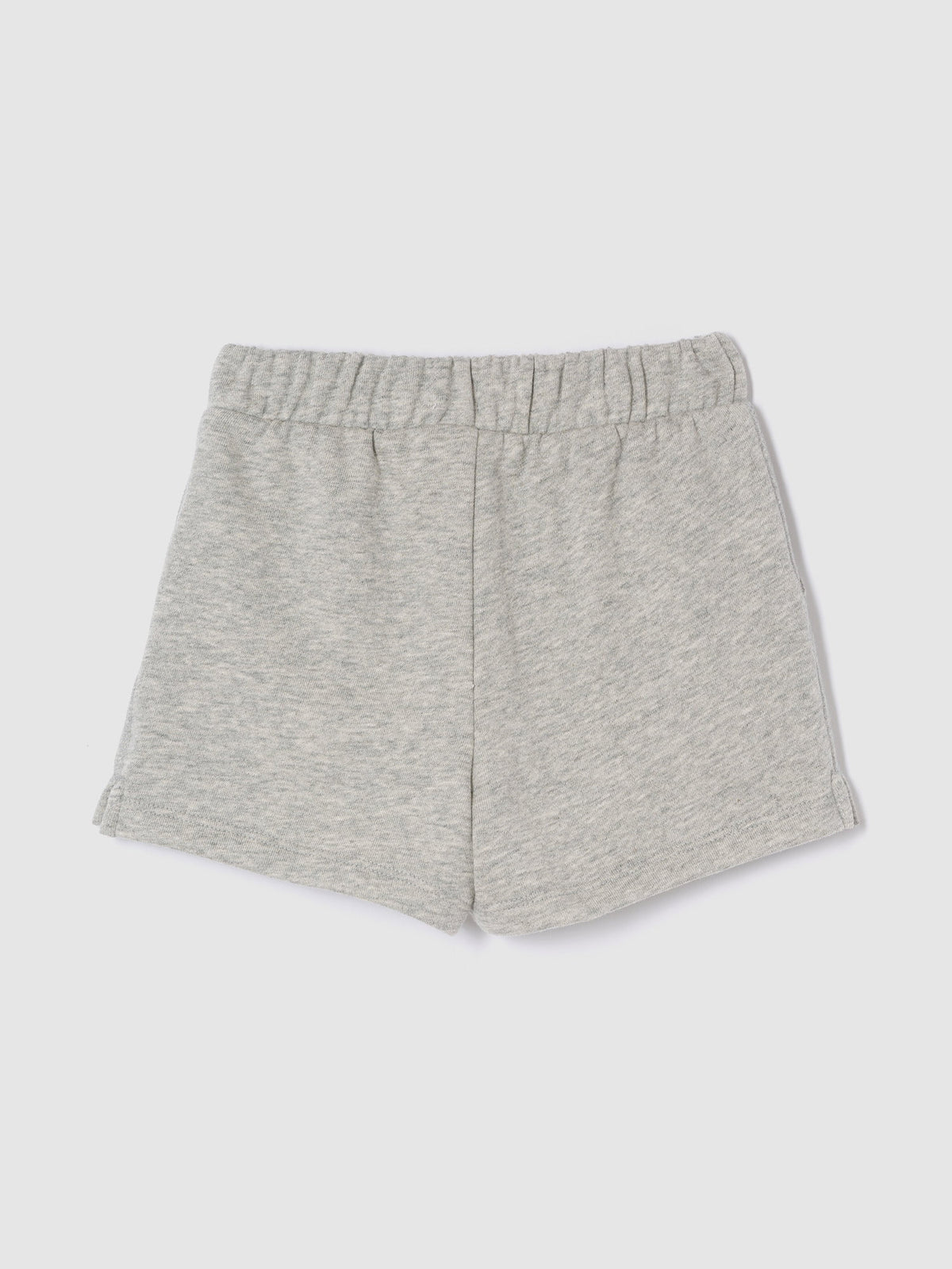Gri Gap Logo Pull-on Fransız Havlu Kumaş Şort