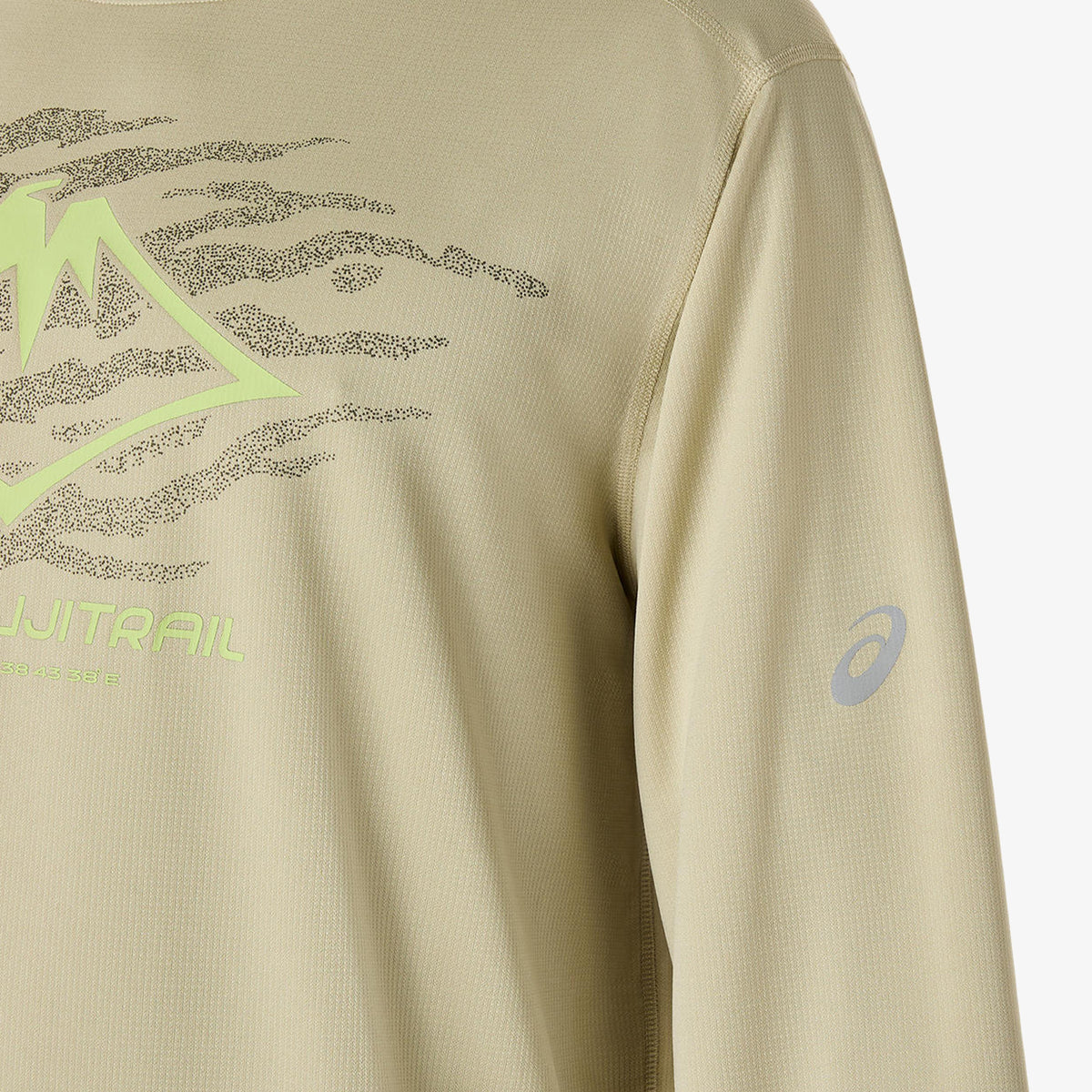 Asics Fujitrail Logo Ls Top Erkek Yeşil T-shirt