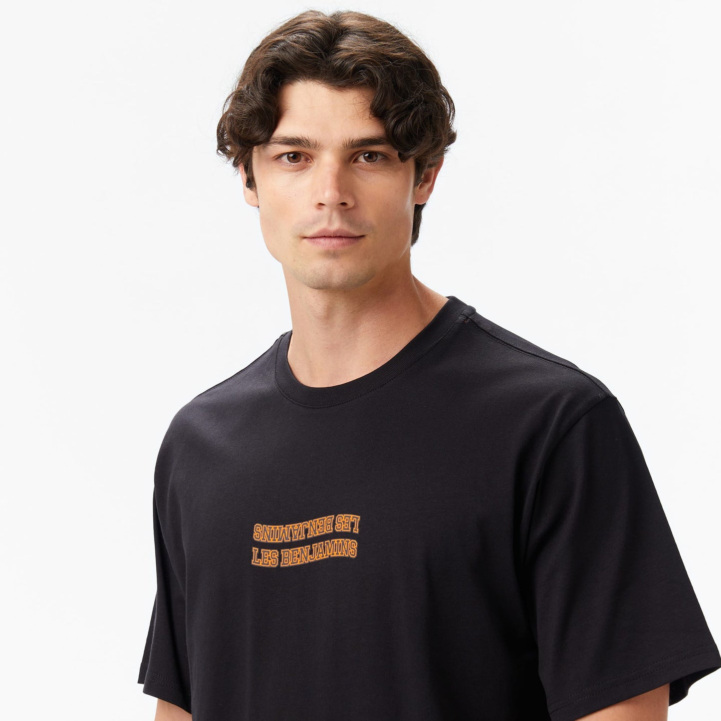 Les Benjamins Erkek Siyah T-shirt