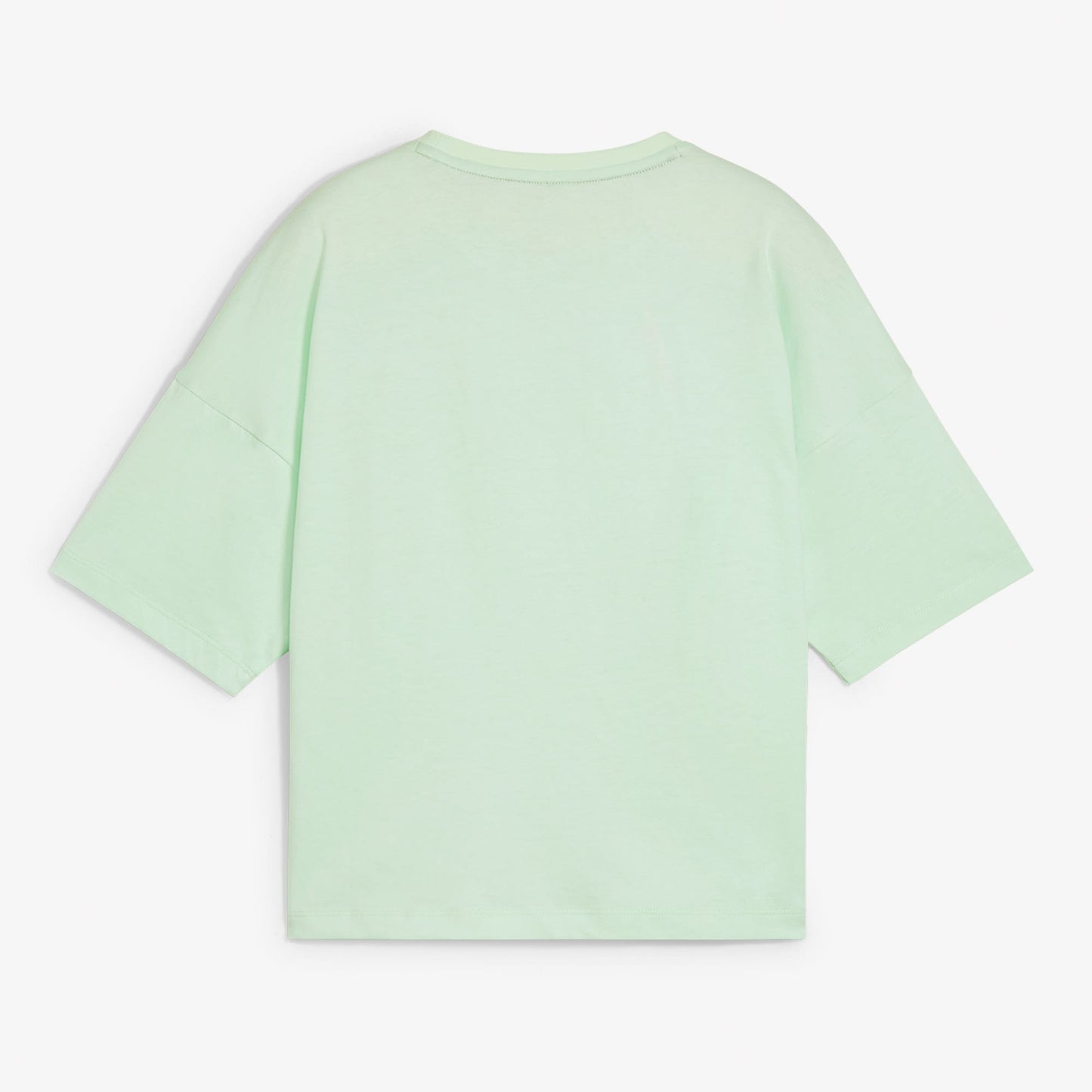 Puma Essentials Cropped Logo Kadın Beyaz T-shirt
