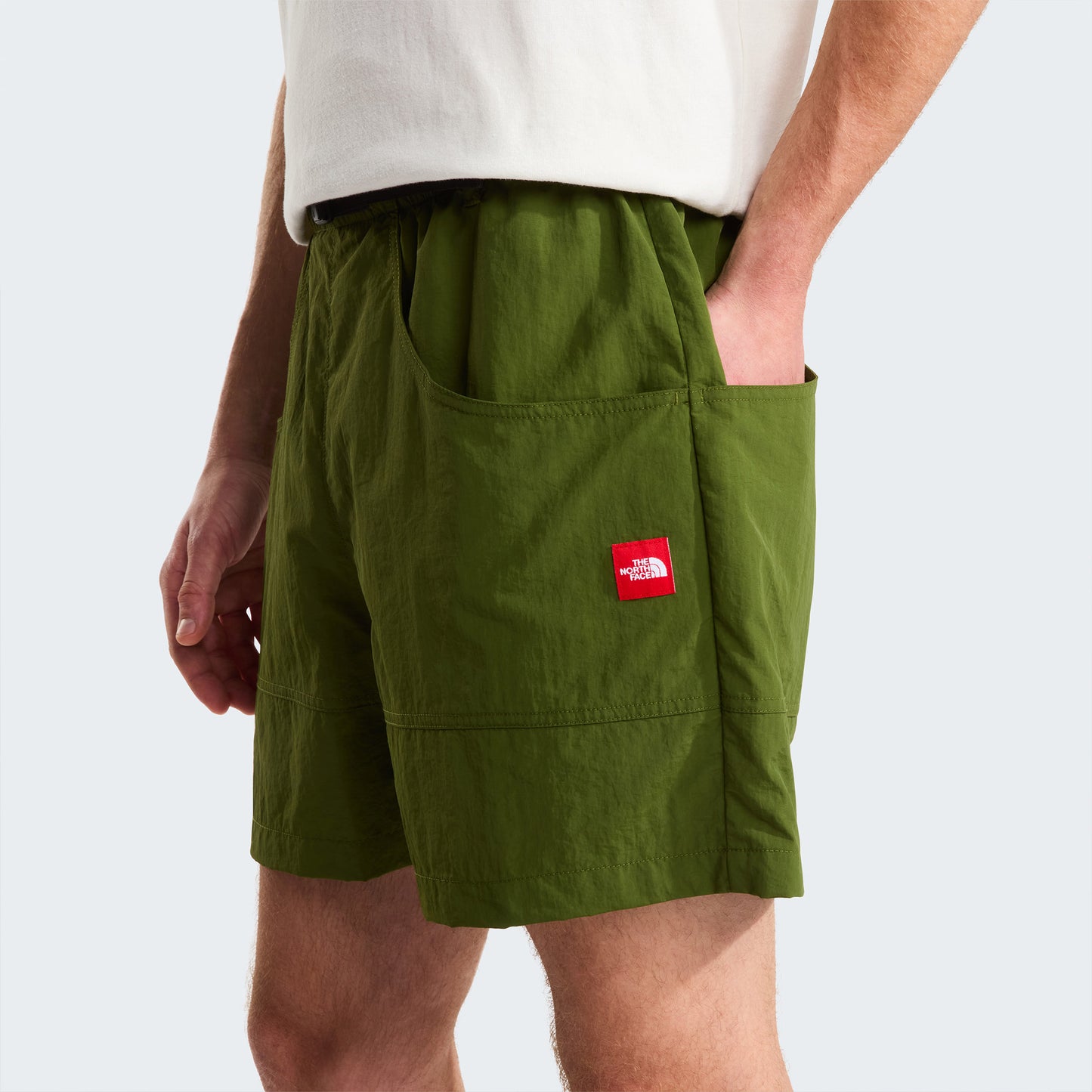 The North Face Red Box Taslan Graphic Erkek Yeşil Şort