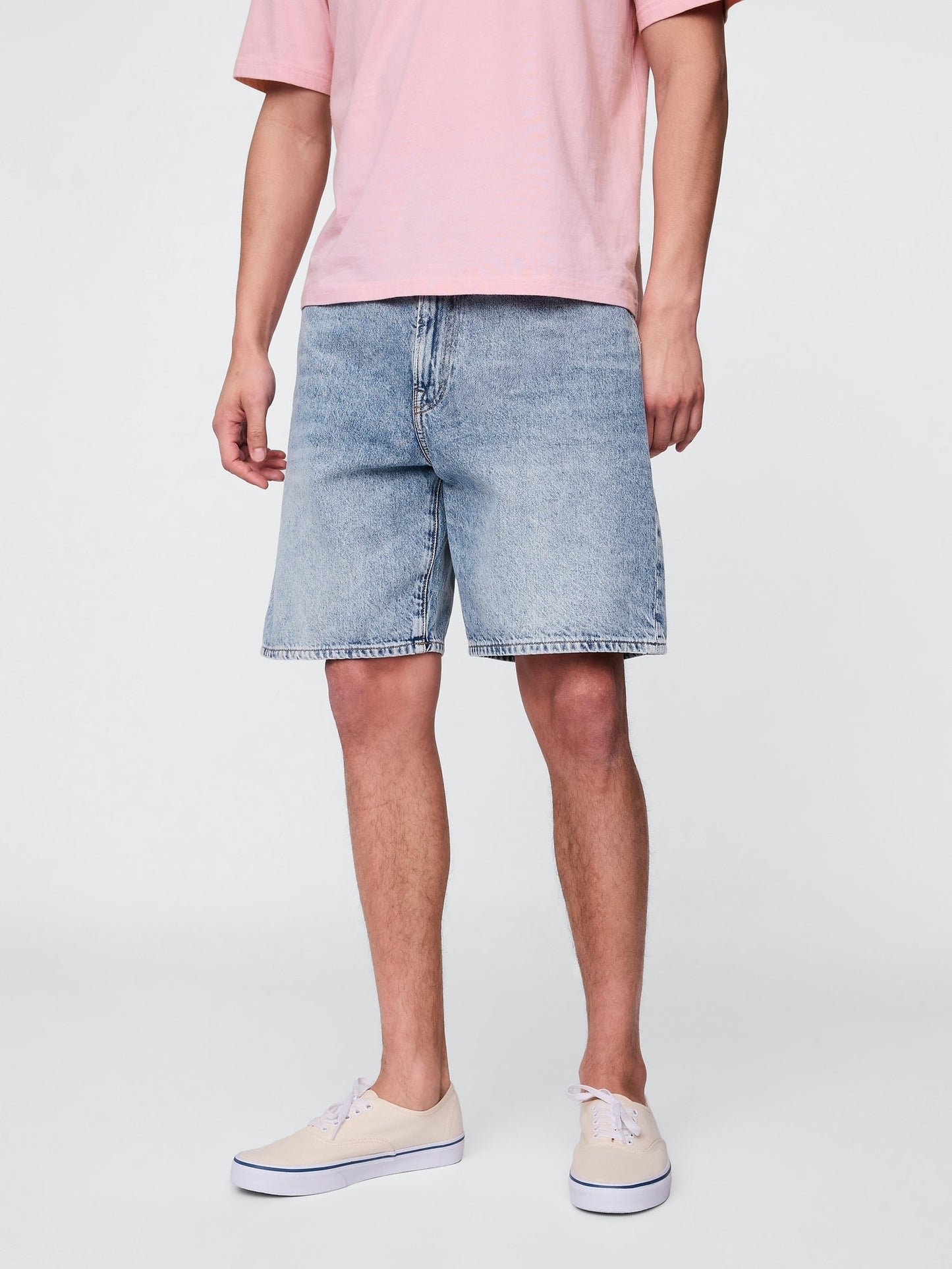 Açık Mavi '90s Loose Denim Şort