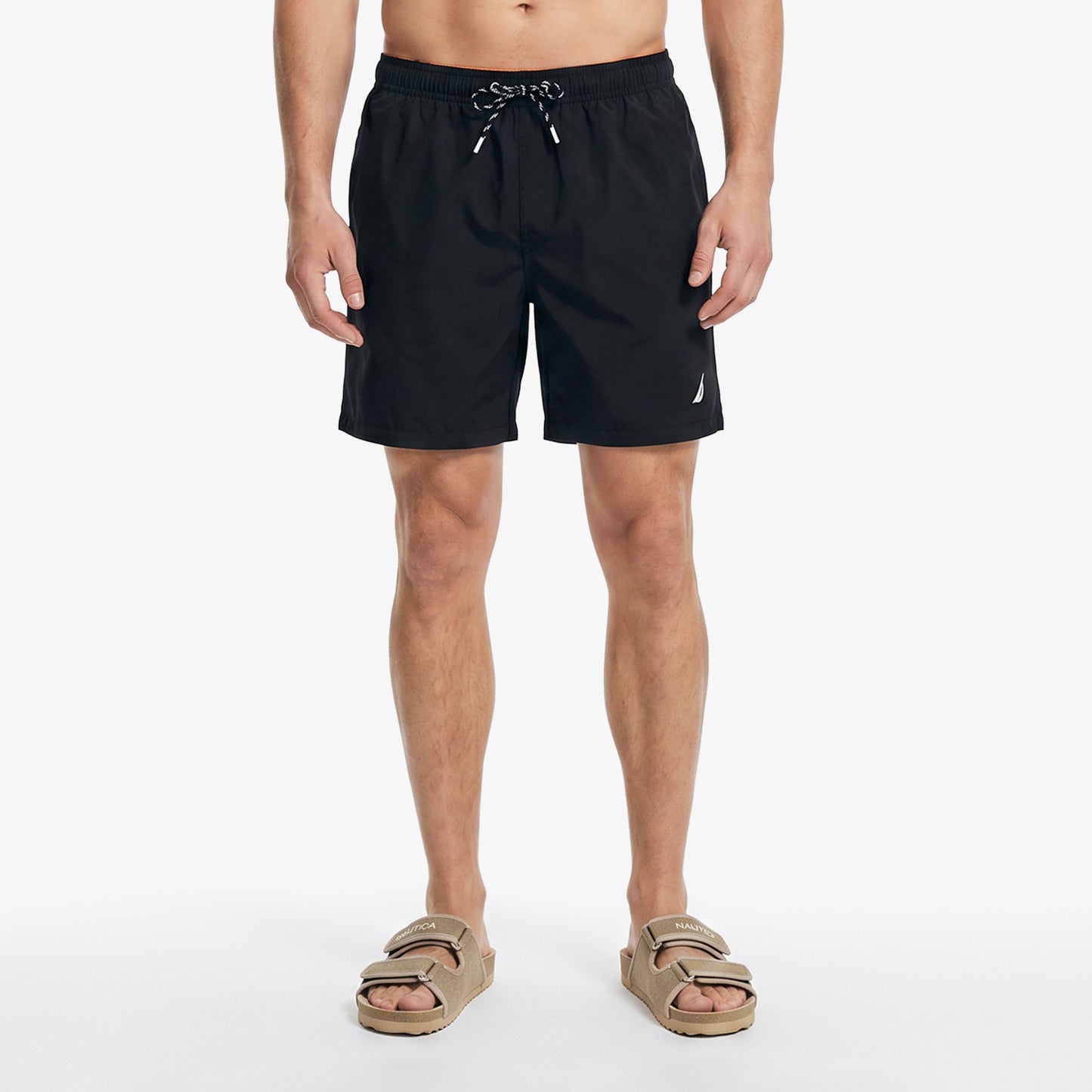 Nautica Regular Fit Erkek Siyah Deniz Şortu
