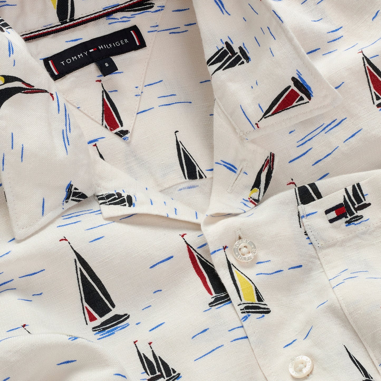 Tommy Hilfiger Çocuk Beyaz Gömlek