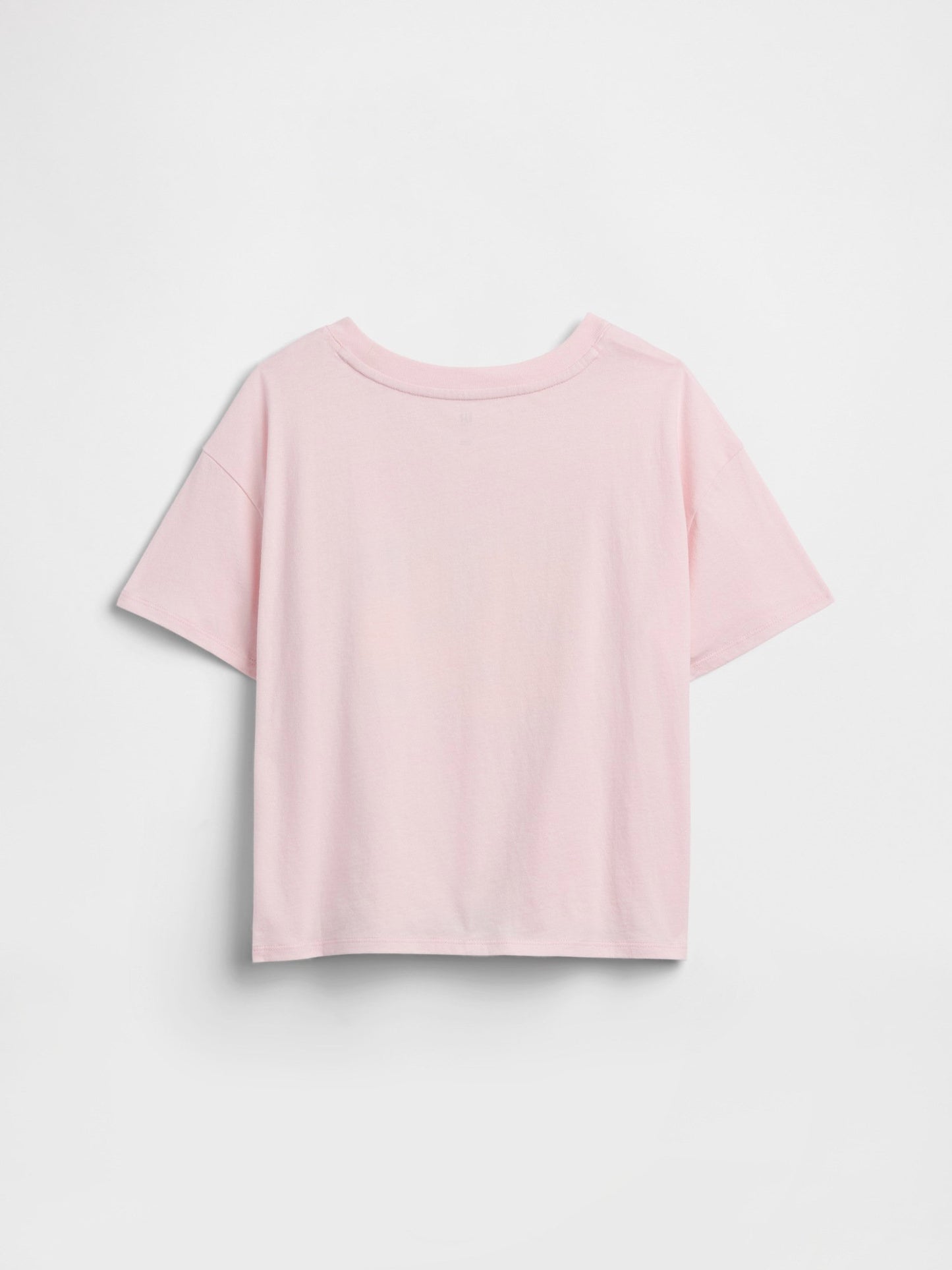 Pembe Oversized Knot-tie Grafik Baskılı T-shirt