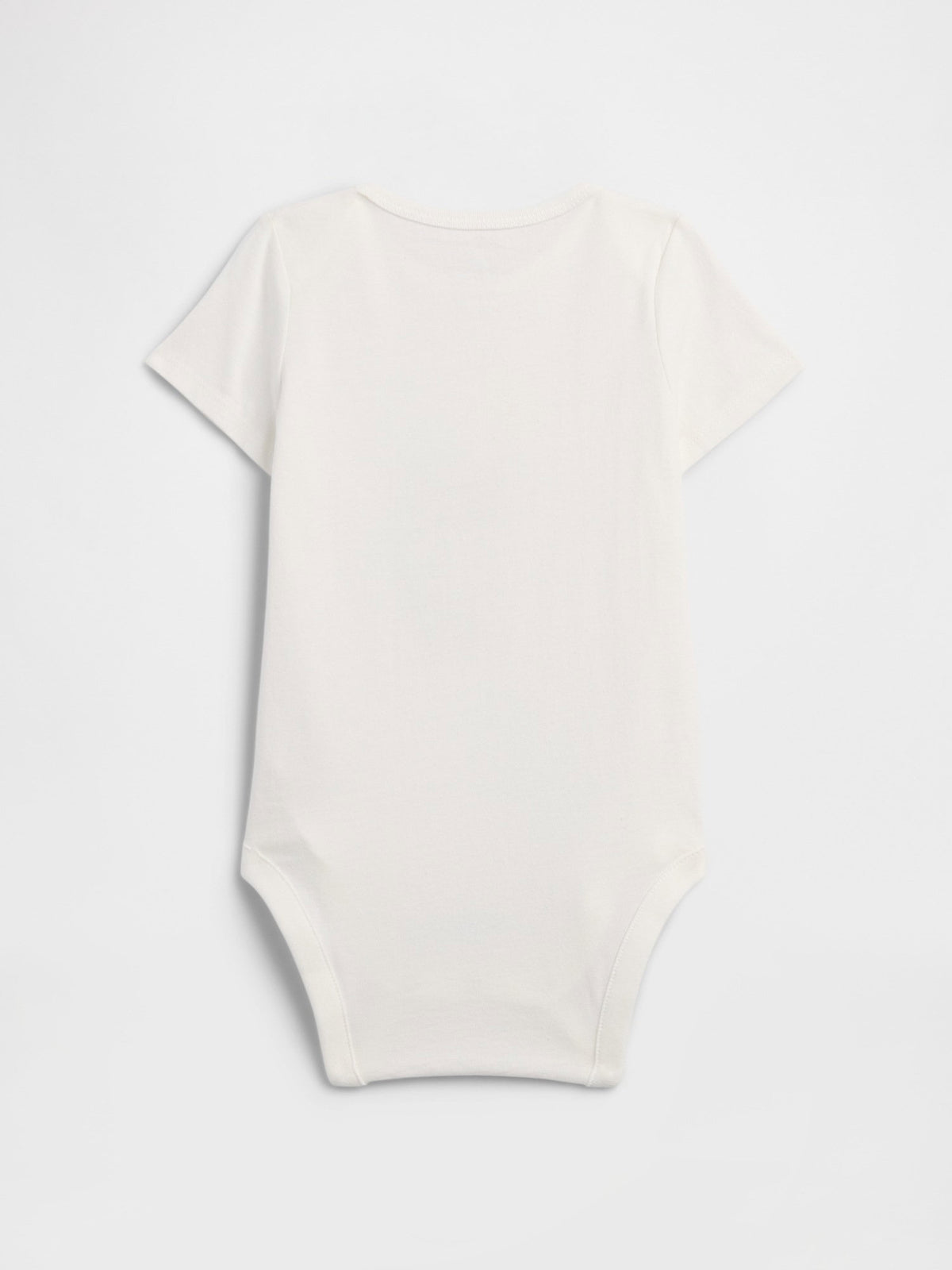 Beyaz Grafik Baskılı Bodysuit