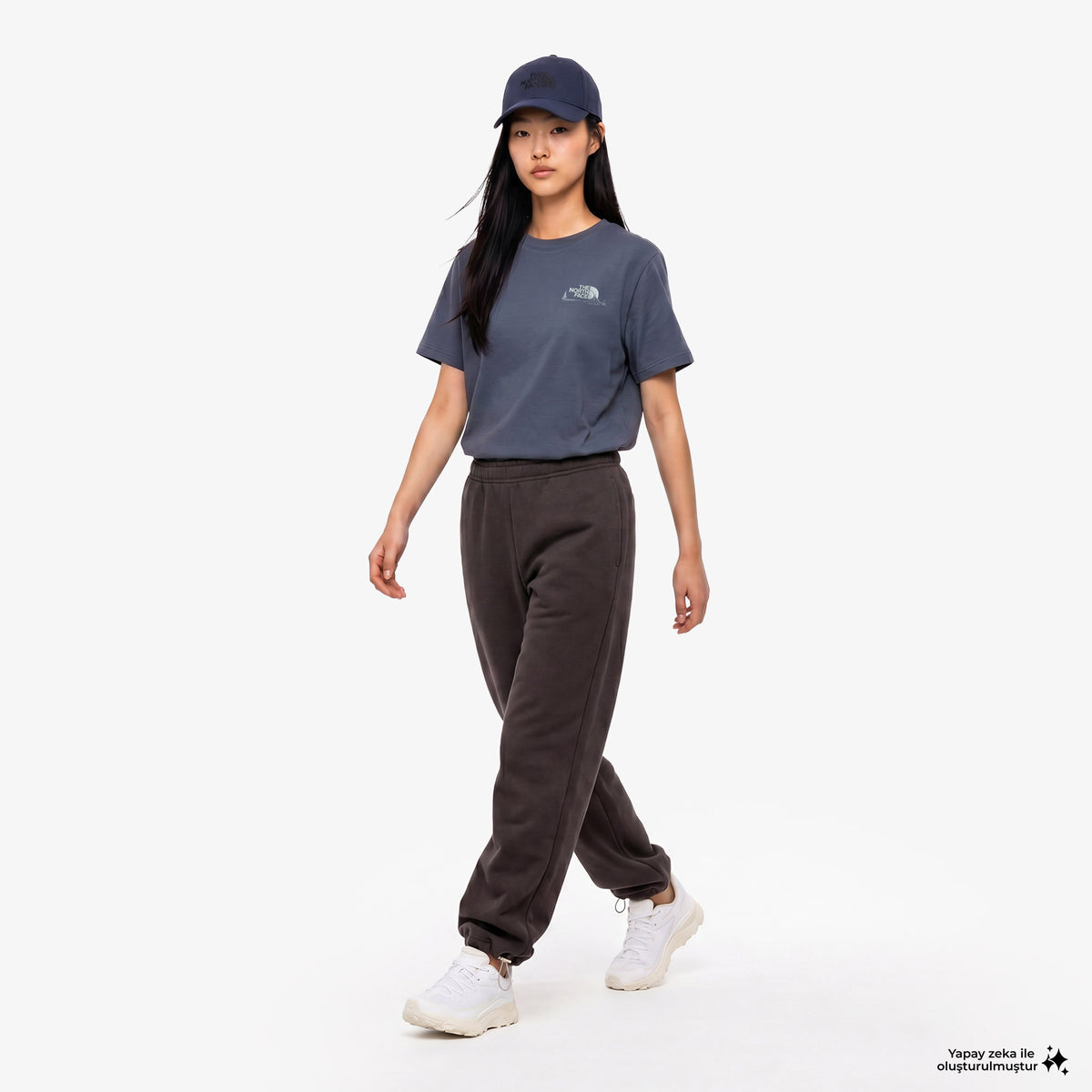 The North Face Monte Regular Kadın Gri T-shirt