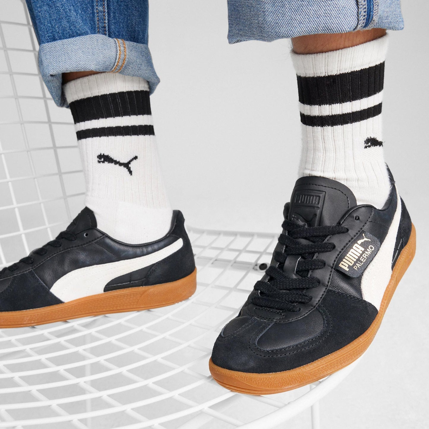Puma Palermo Leather Unisex Siyah Spor Ayakkabı