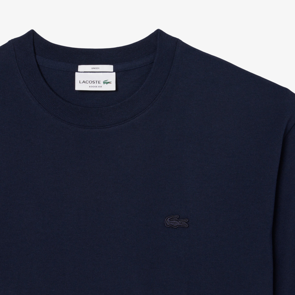 Lacoste Loose Fit Erkek Lacivert T-shirt