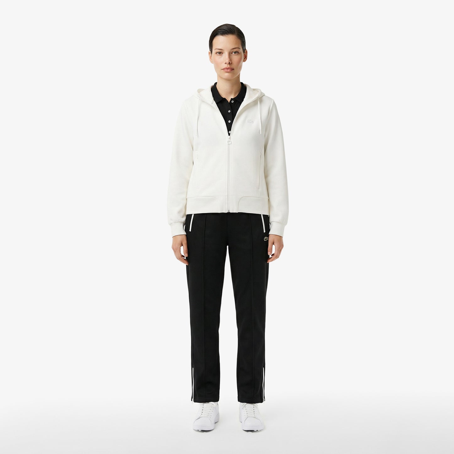 Lacoste Regular Fit Kadın Krem Sweatshirt
