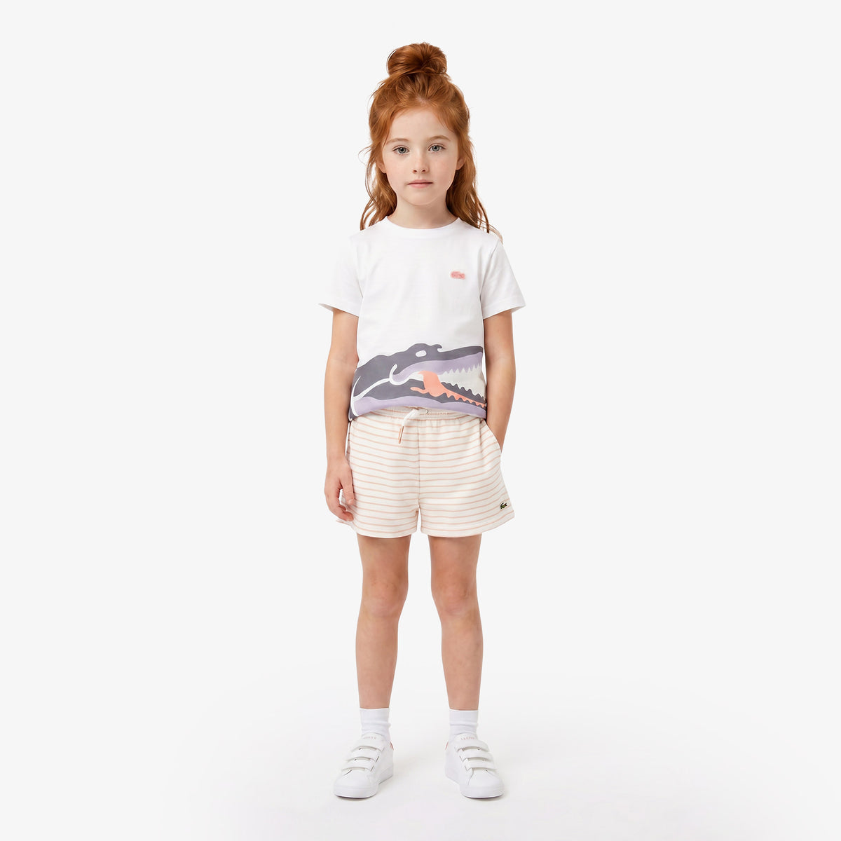 Lacoste Regular Fit Çocuk Lacivert T-shirt