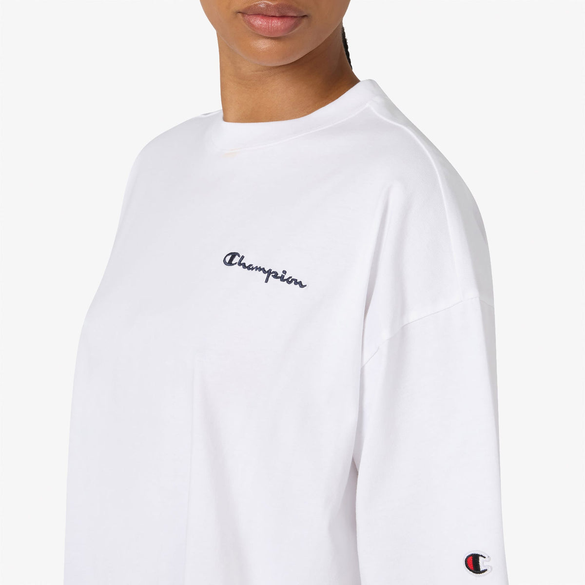 Champion Ss Kadın Beyaz T-shirt