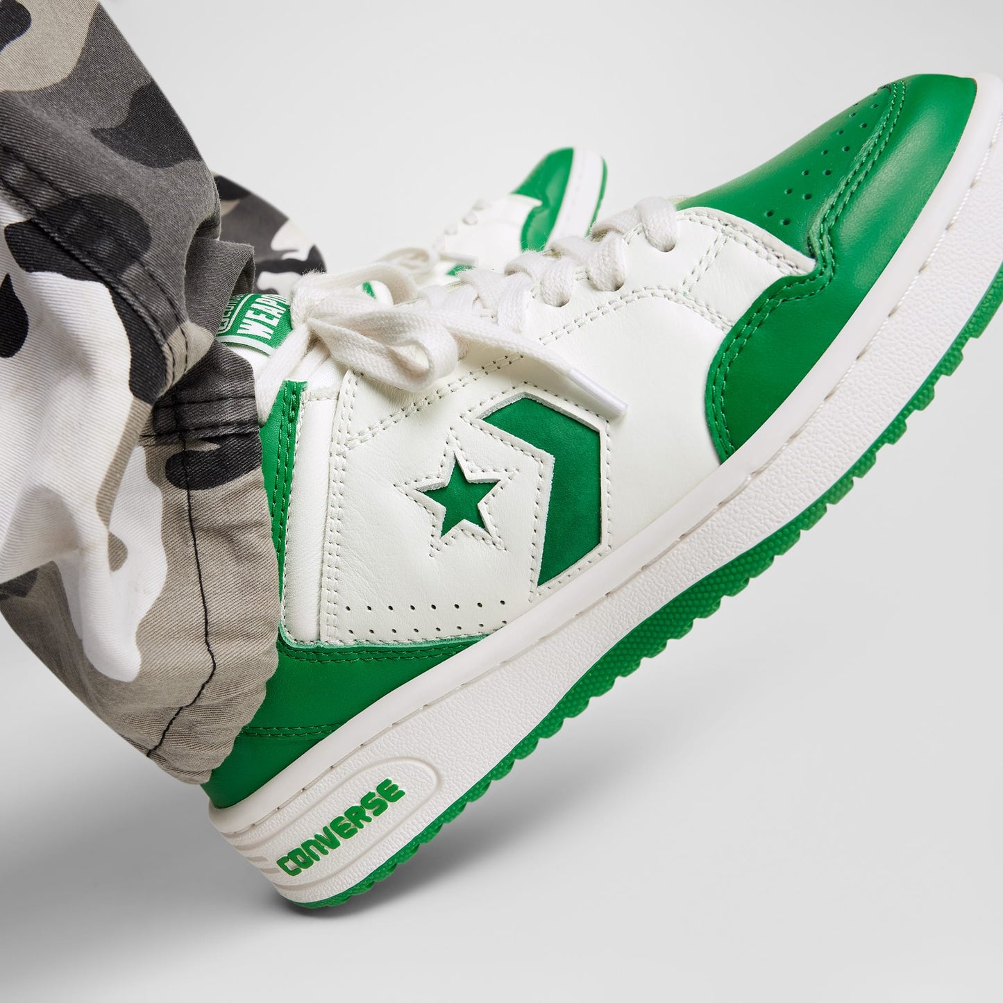Converse Weapon Unisex Yeşil Deri Sneaker