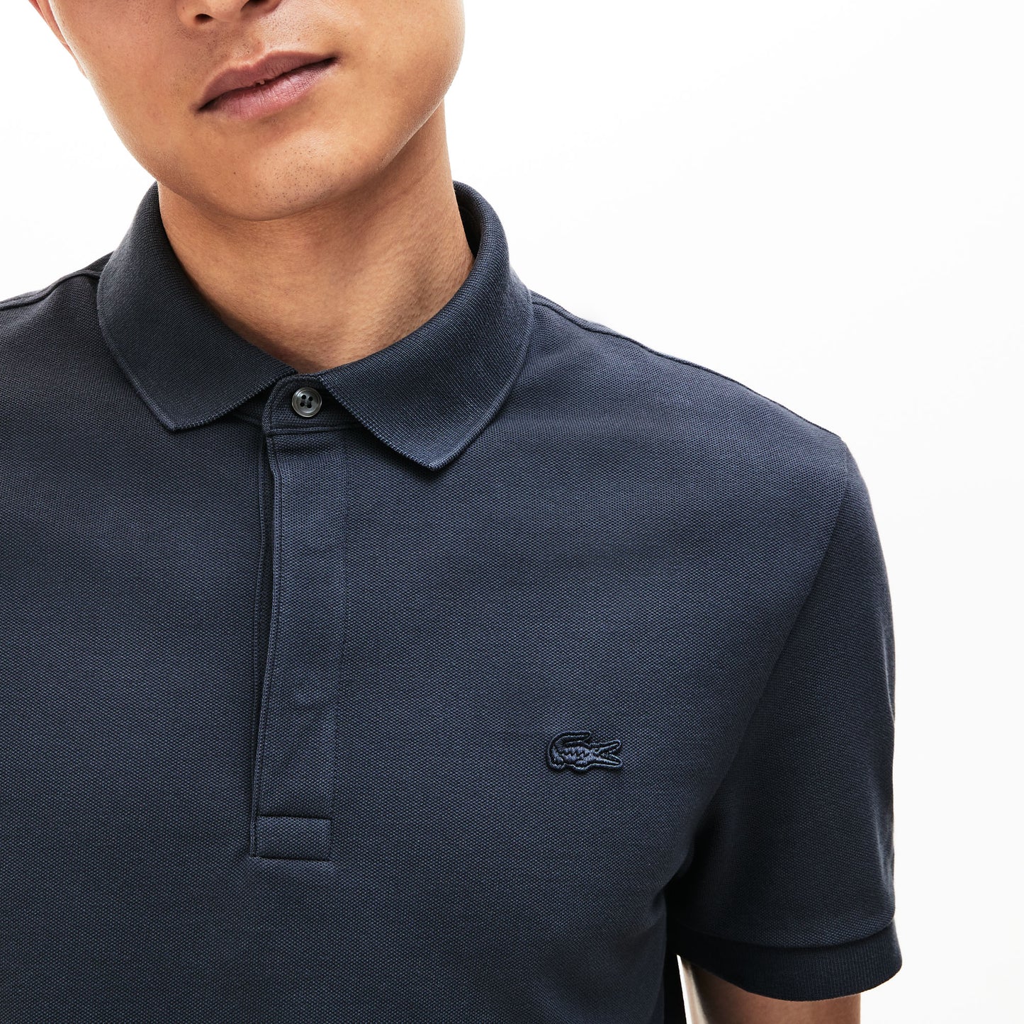 Lacoste Regular Fit Erkek Gri Polo