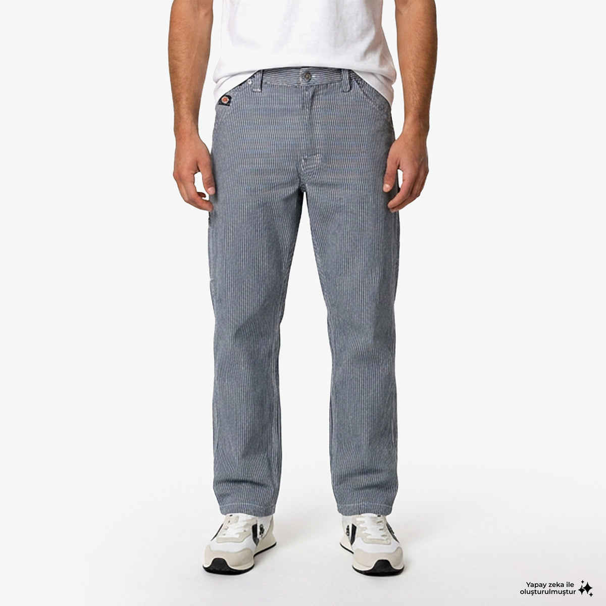 Dickies Hickory Loose Straight Carpenter Erkek Mavi Pantolon