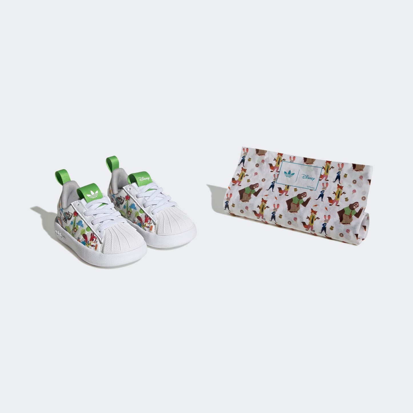 Adidas Disney Zootopia Adifom Superstars 360 Beyaz Bebek Ayakkabı