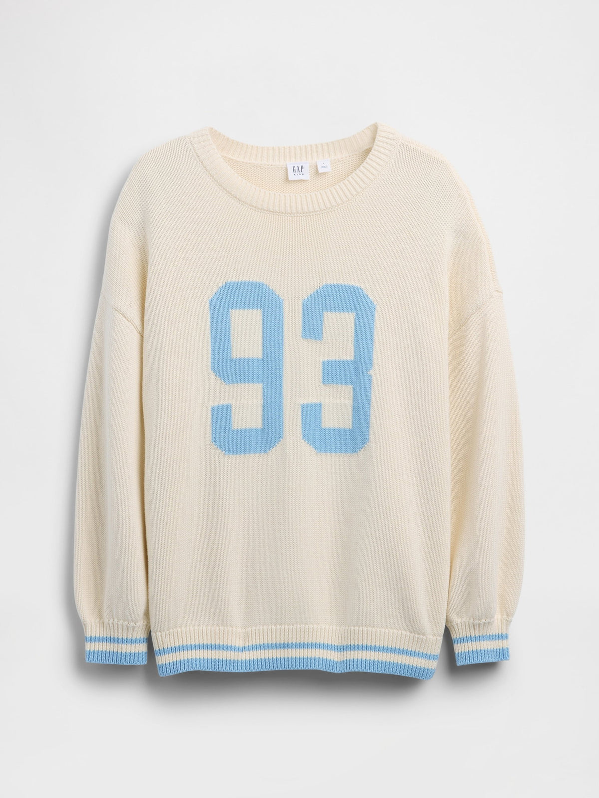 Beyaz Oversize Tunik Kazak