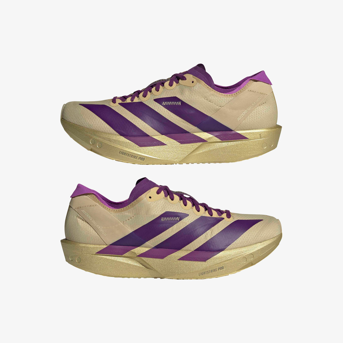 Adidas Adizero Takumi Sen 11 Kadın Bej Koşu Ayakkabısı