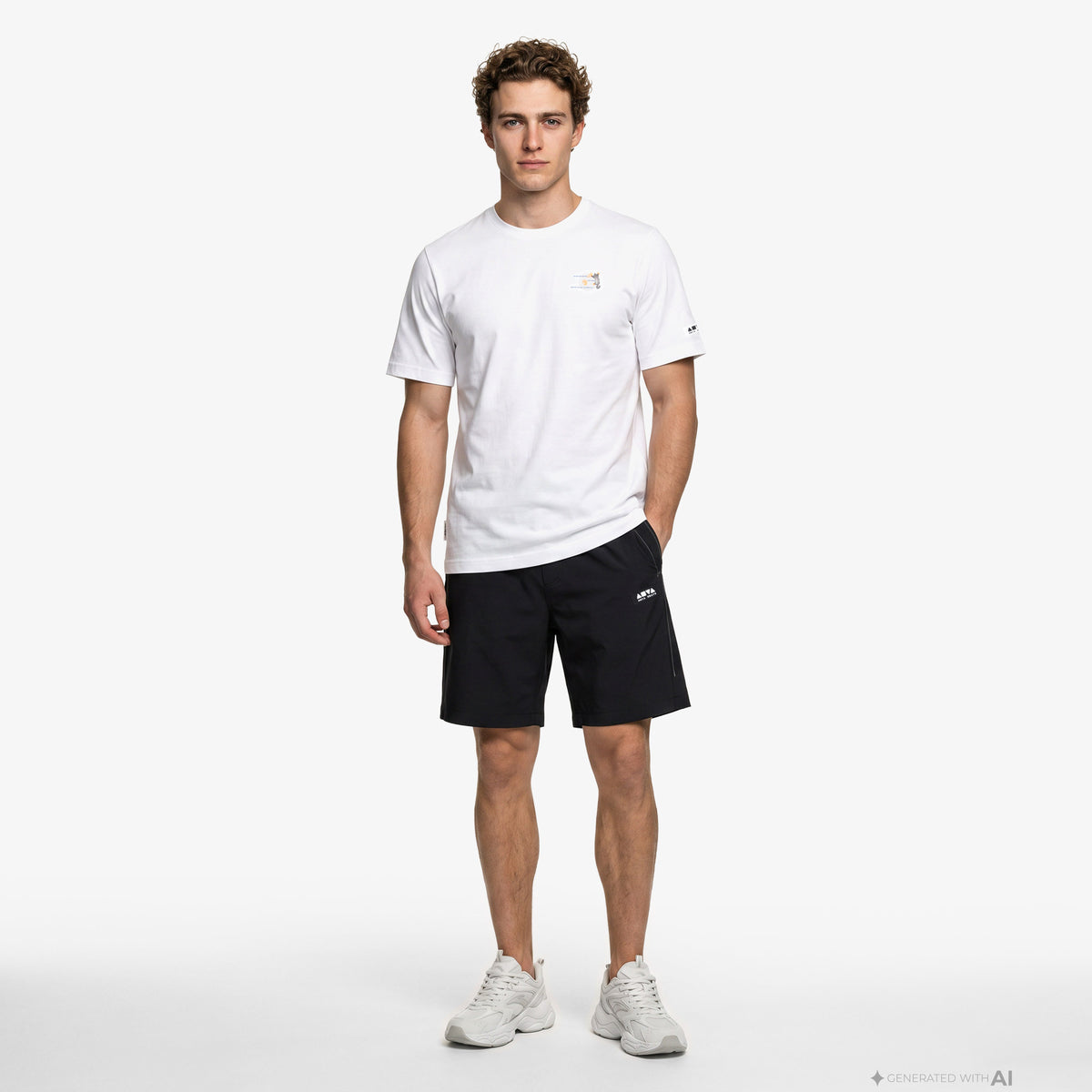 Anta Anta Skate Erkek Beyaz T-shirt