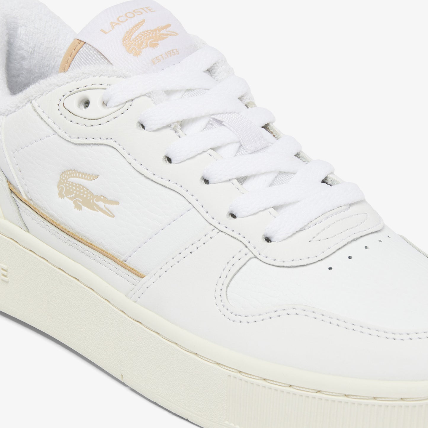 Lacoste T-clip Platform Kadın Krem Spor Ayakkabı