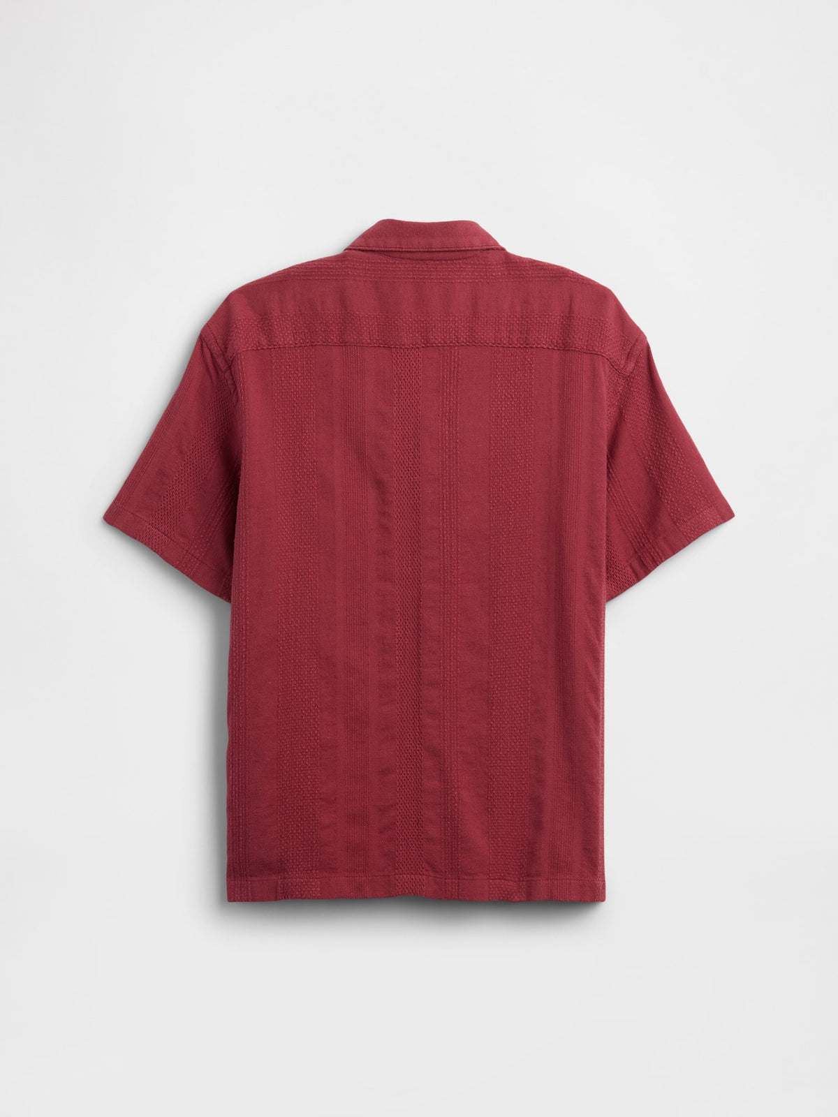 Kırmızı Kids Textured Vacay Gömlek