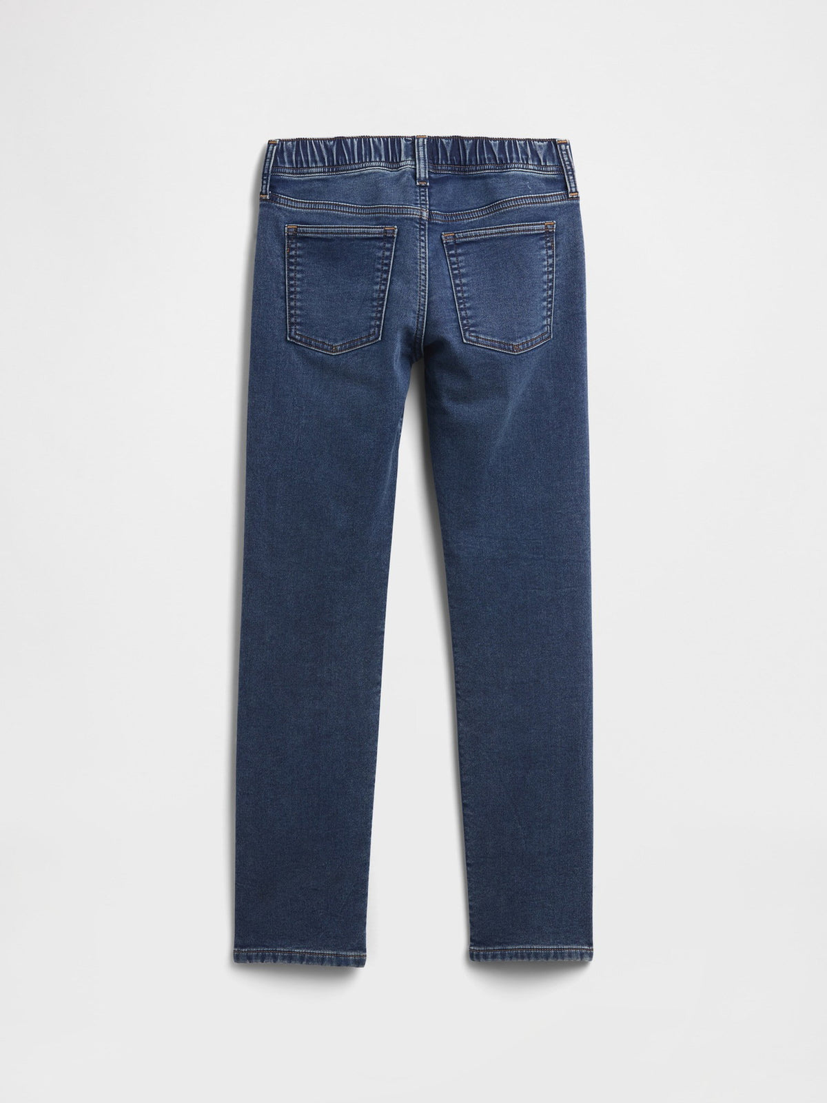Koyu Mavi Kids Pull-on Slim Eşofman Altı Jean Pantolon
