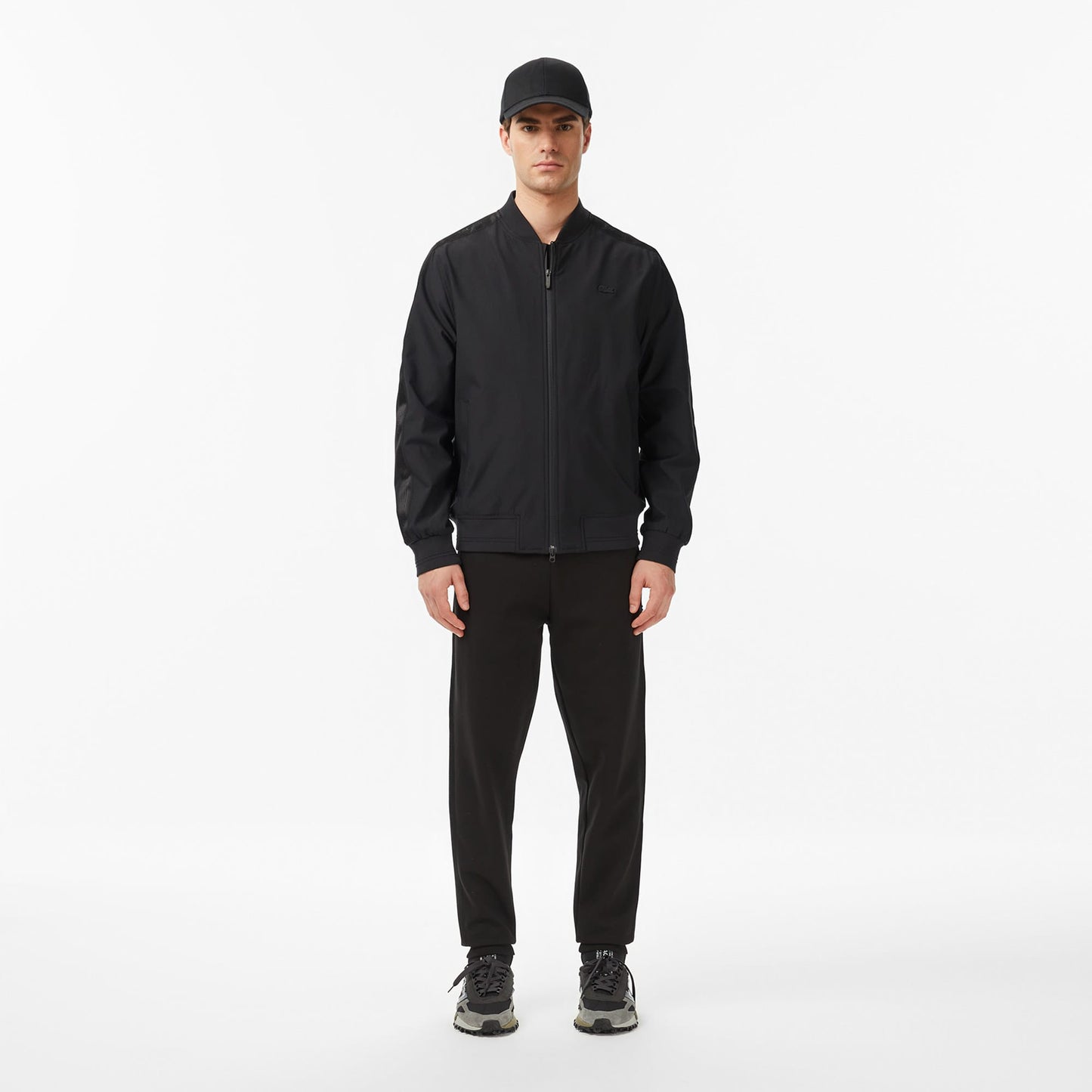Lacoste Erkek Relaxed Fit Siyah Mont