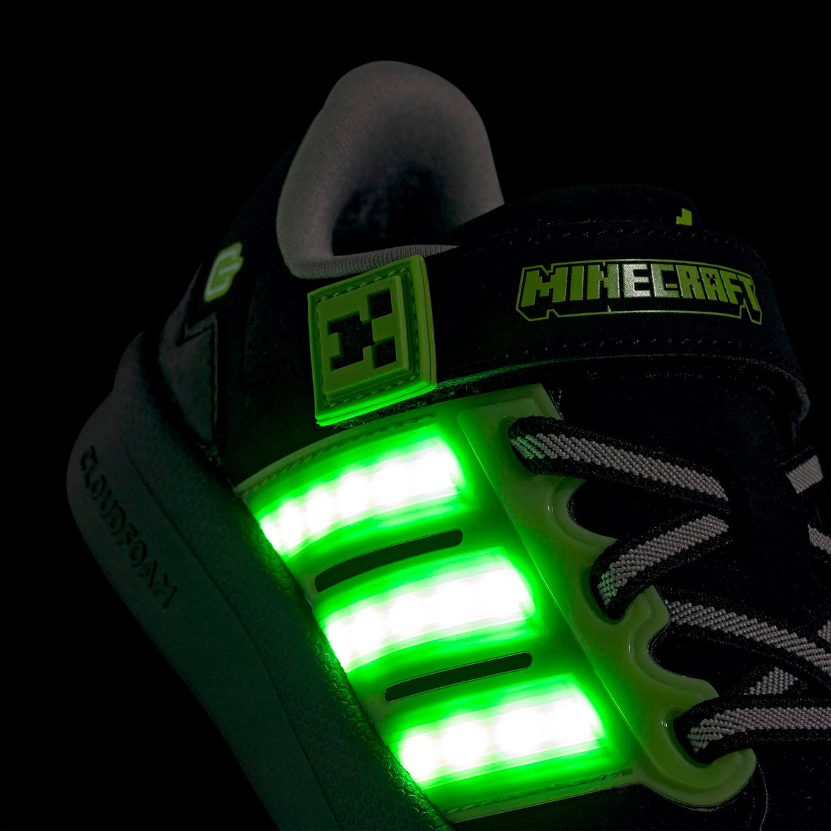 Adidas Minecraft Lightorama Elastic Lace Çocuk Siyah Spor Ayakkabı