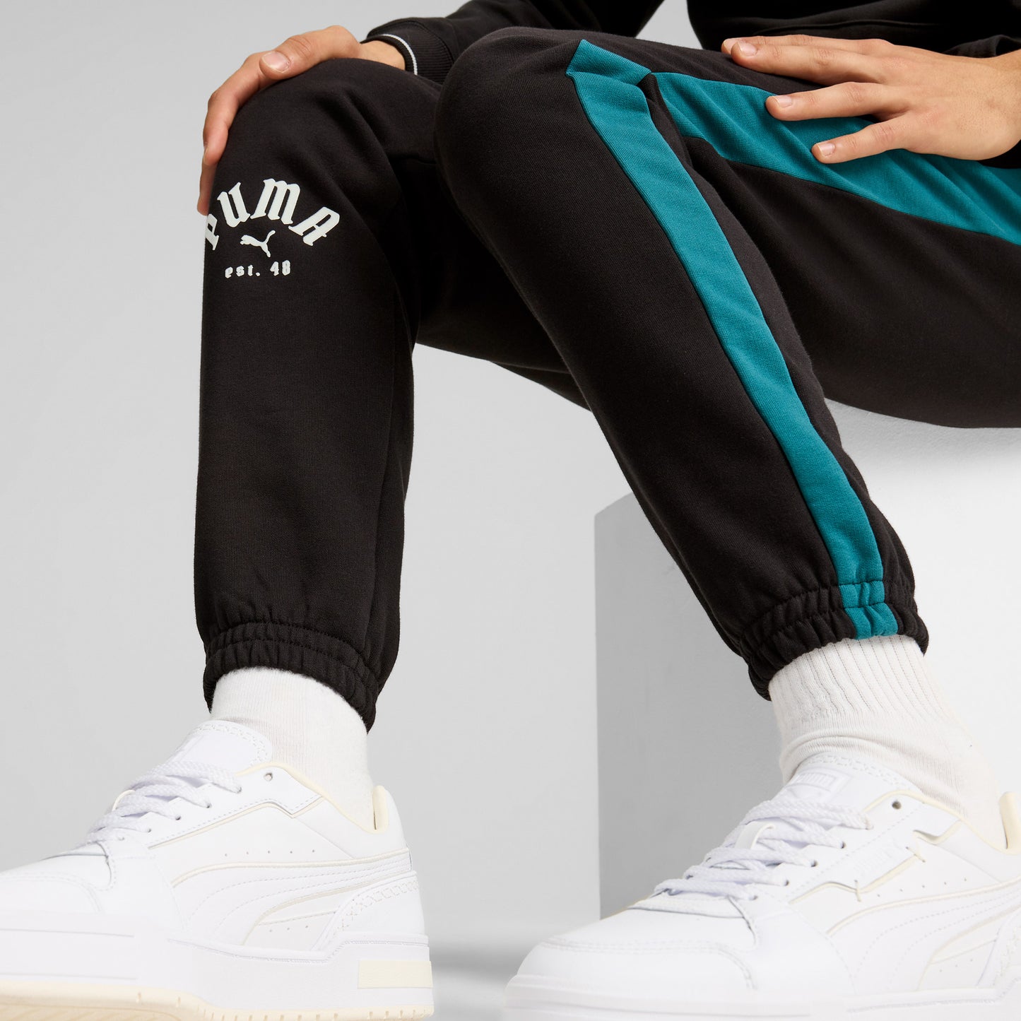 Puma T7 Play.parıs. Unisex Siyah Eşofman Altı