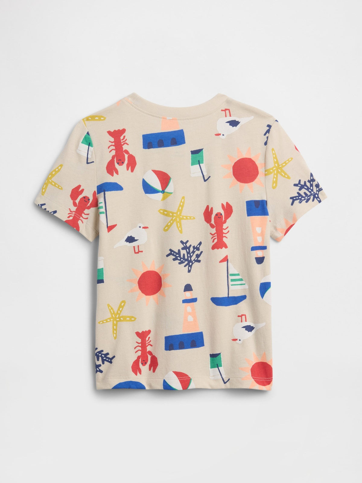Bej Grafik Baskılı T-shirt