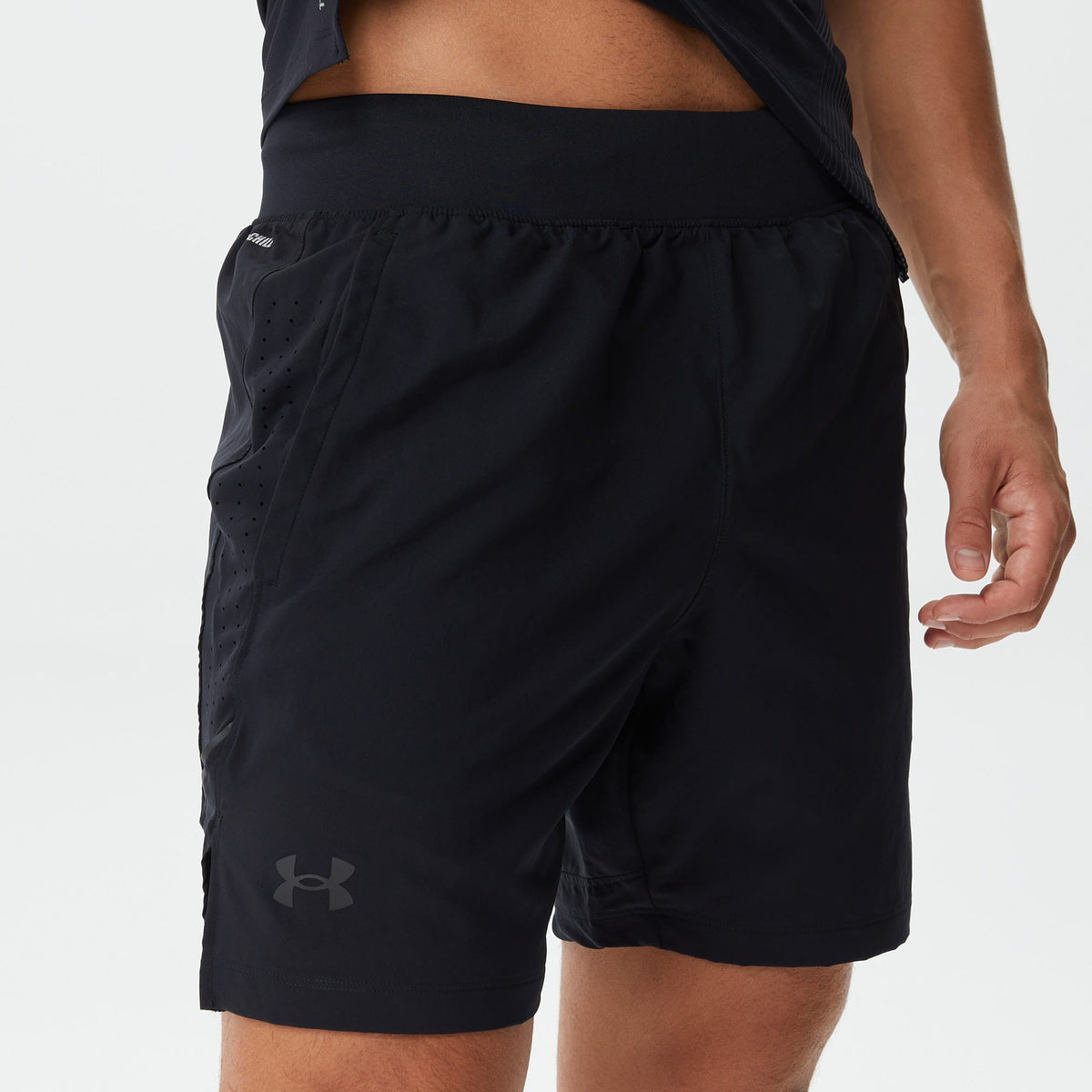 Under Armour Launch Elite Erkek Siyah Koşu Şortu
