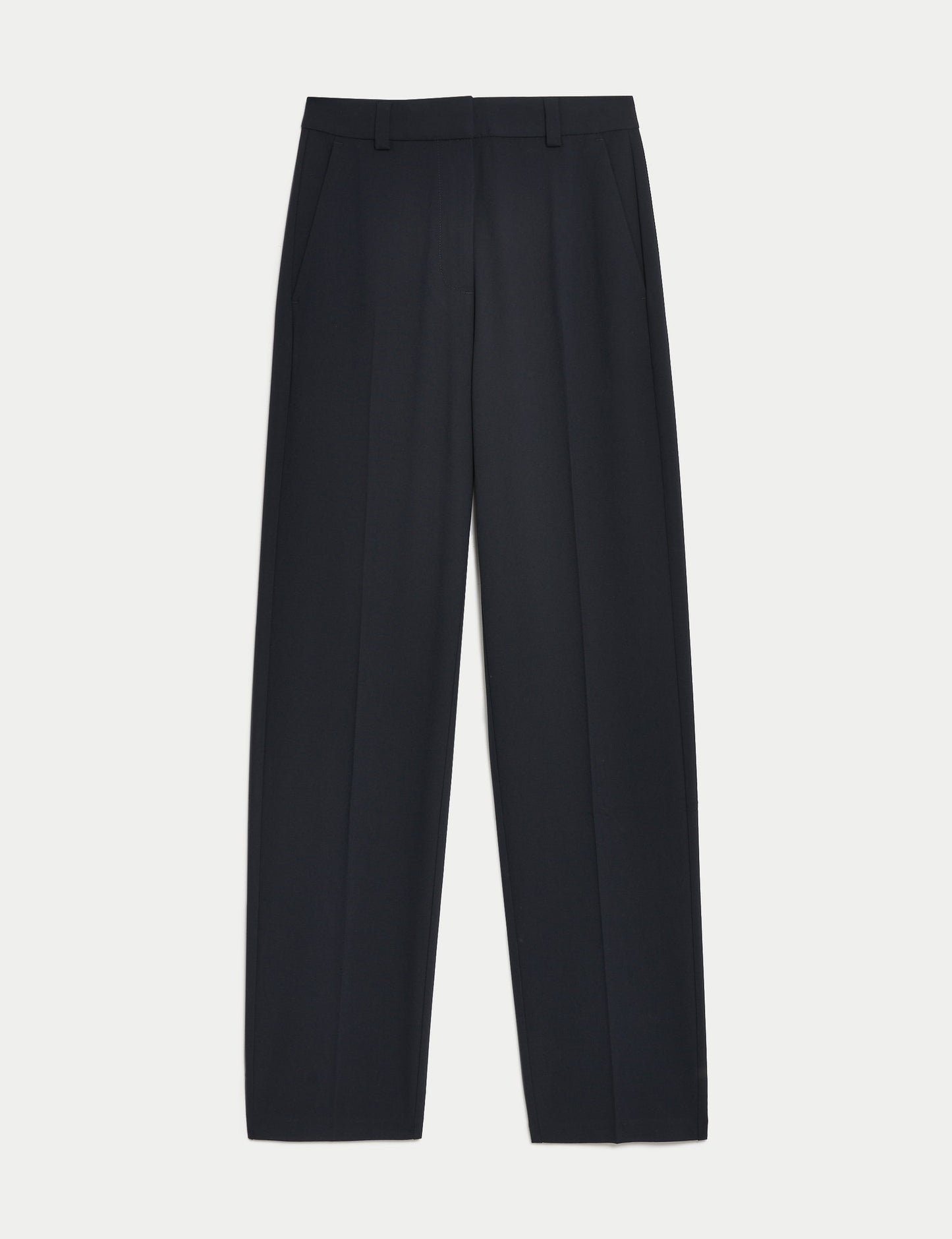 Streç Dokuma Straight Leg Pantolon