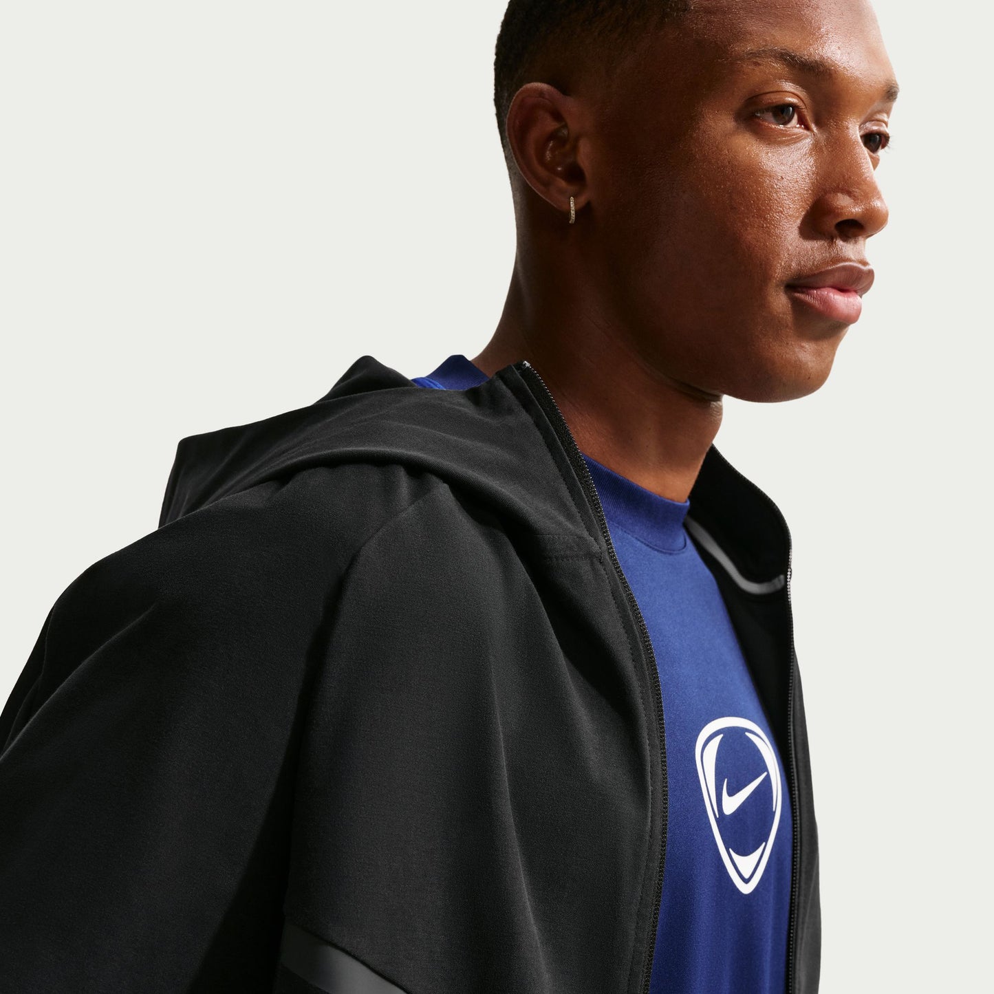 Nike Tech Knit Full Zip Erkek Siyah Ceket