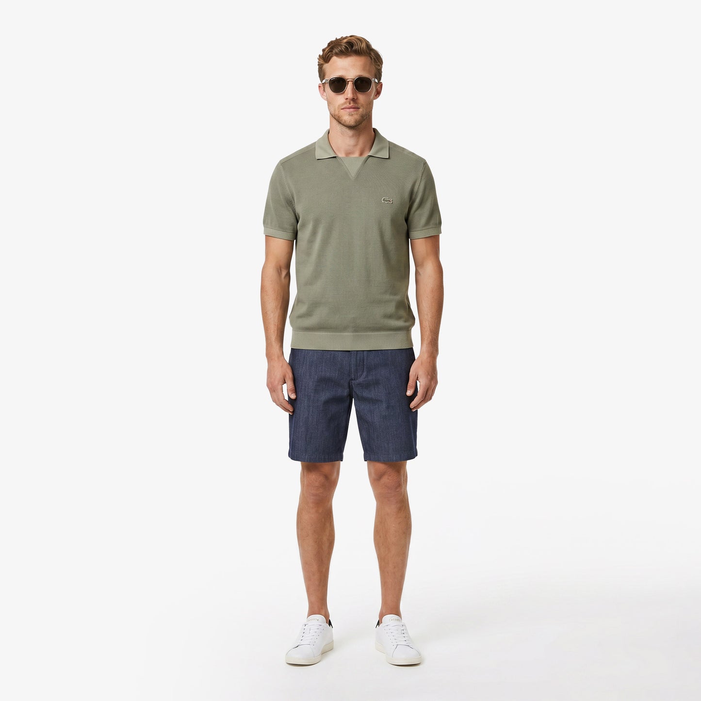 Lacoste Relaxed Fit Erkek Haki Polo