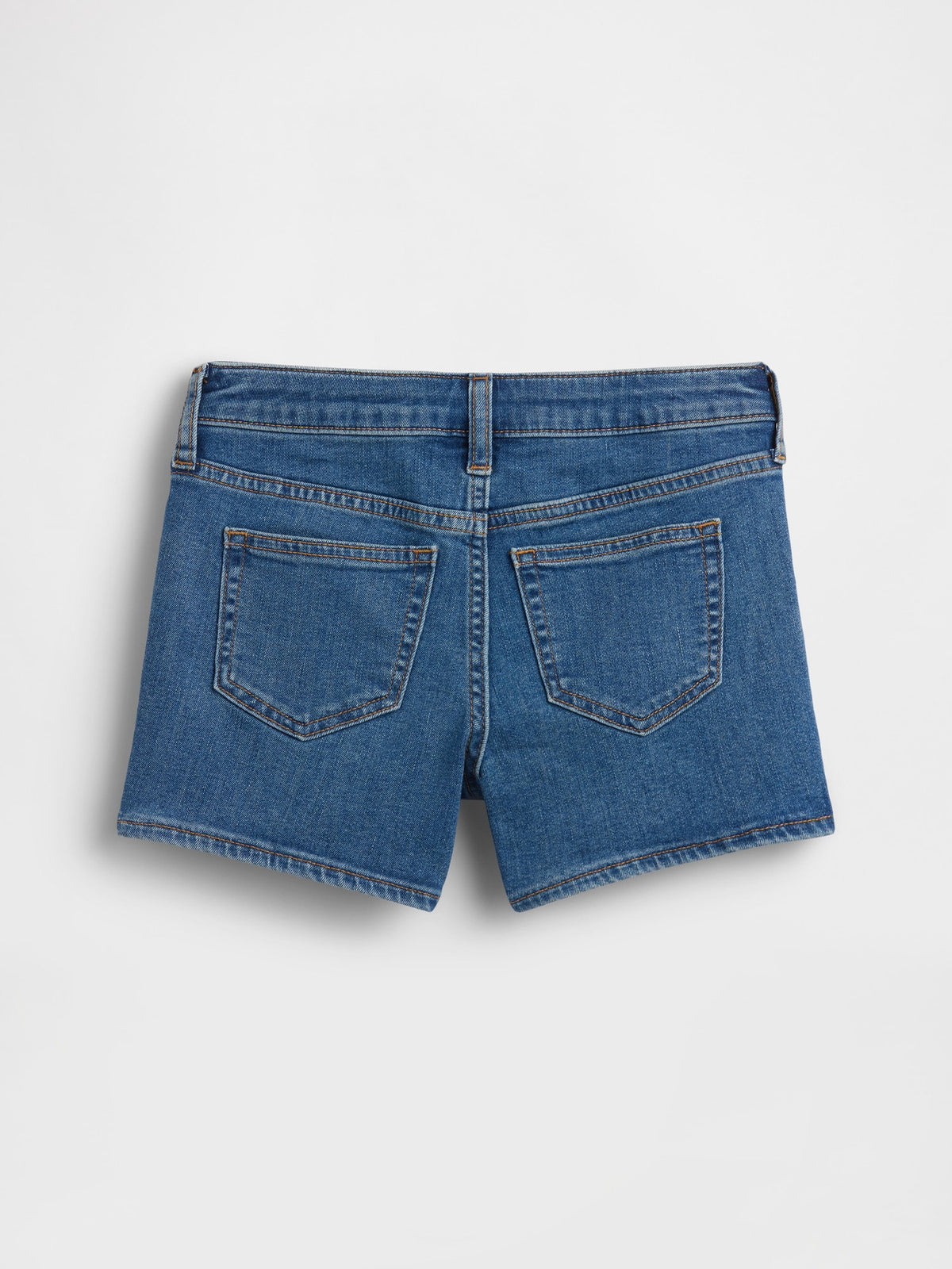 Mavi High Rise Işlemeli Denim Şort
