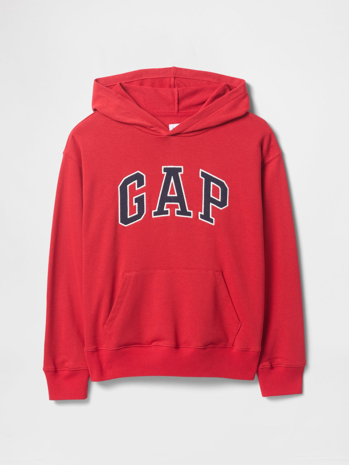 Kırmızı Gap Logo Relaxed Havlu Kumaş Sweatshirt