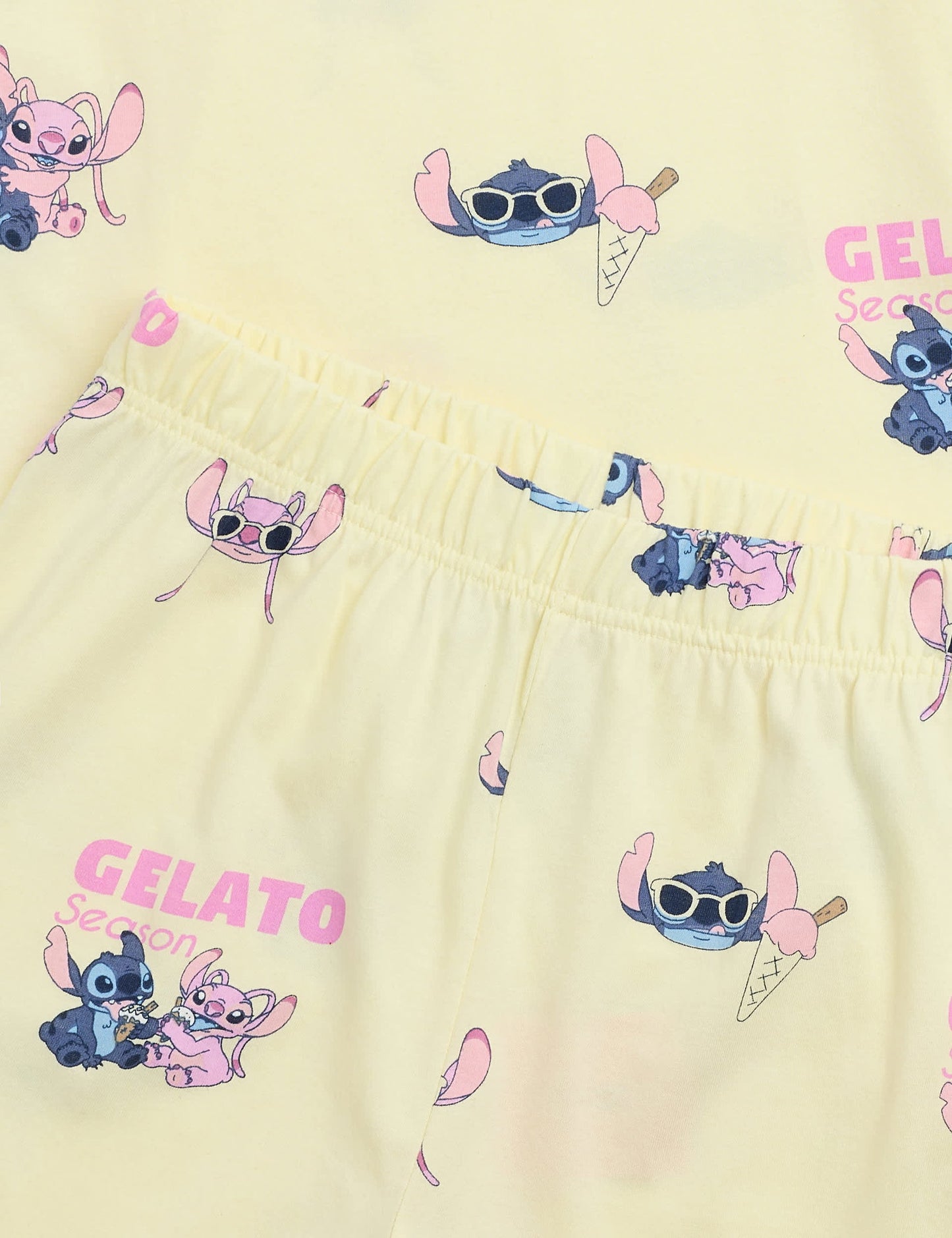 Saf Pamuklu Disney Lilo & Stitch™ Pijama Takımı (3-16 Yaş)