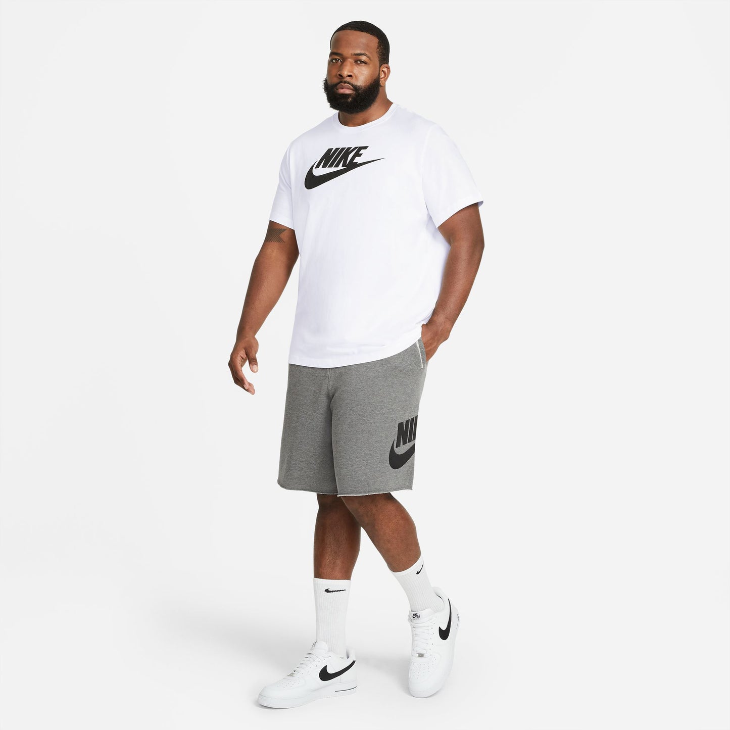 Nike Icon Futura Erkek Beyaz T-shirt