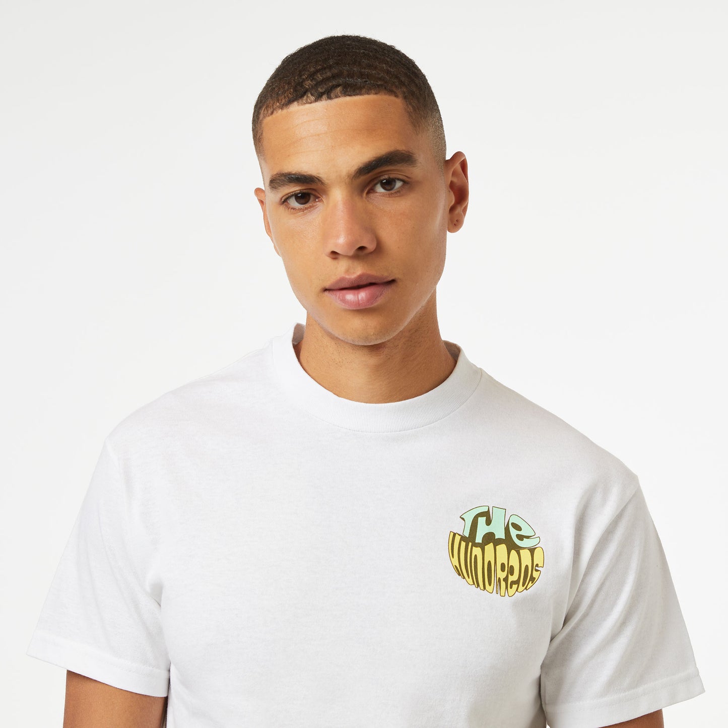 The Hundreds Wildfire Surf Erkek Beyaz T-shirt