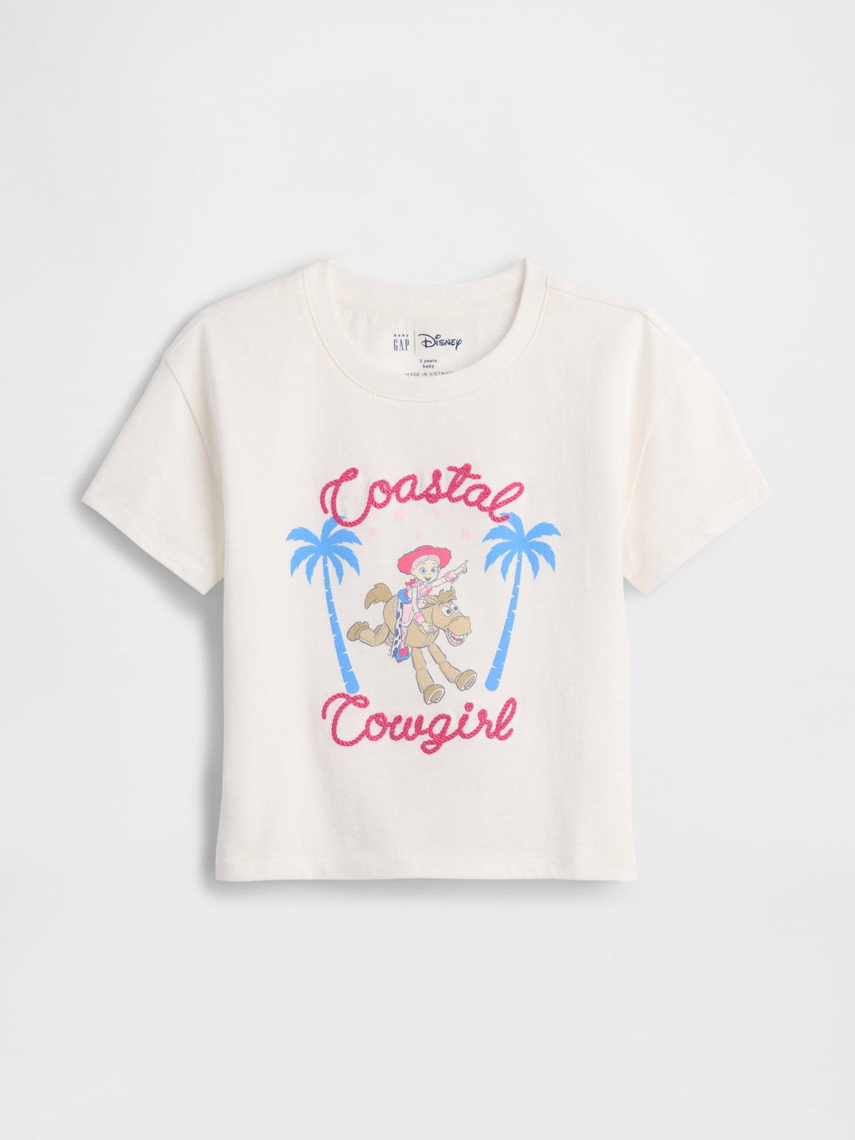 Beyaz Grafik Baskılı T-shirt