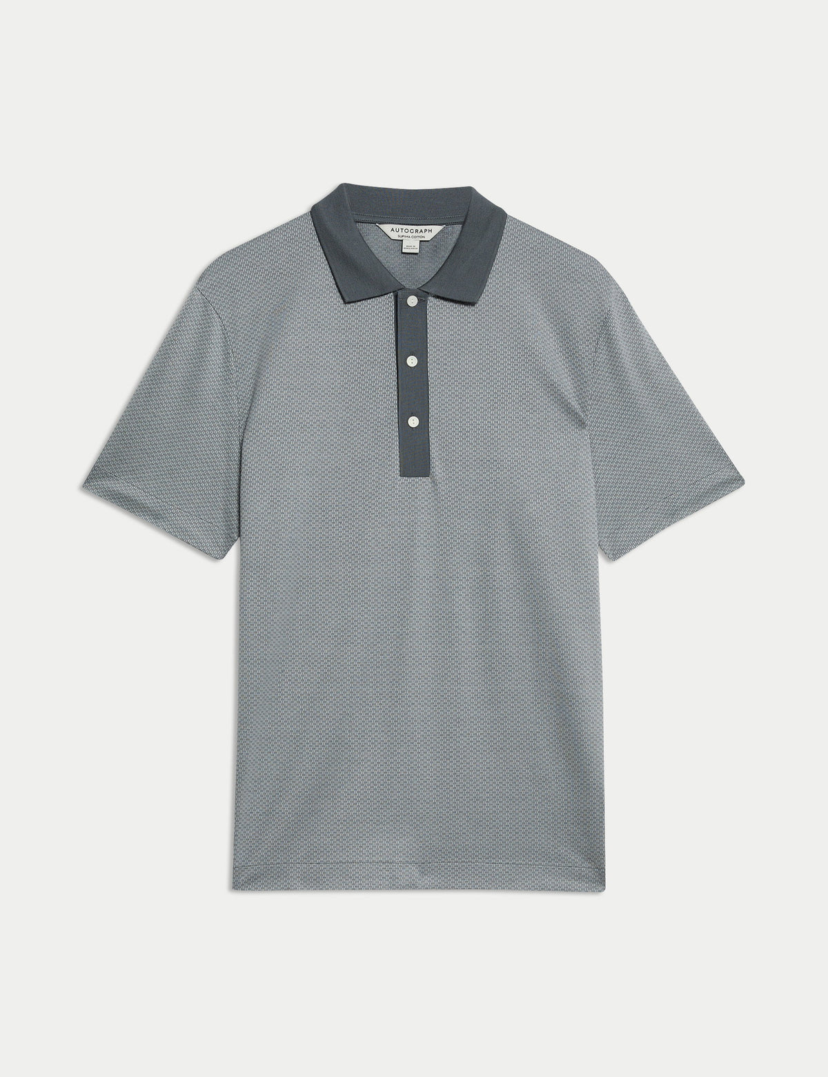 Saf Supima® Pamuk Jakarlı Polo Tişört?