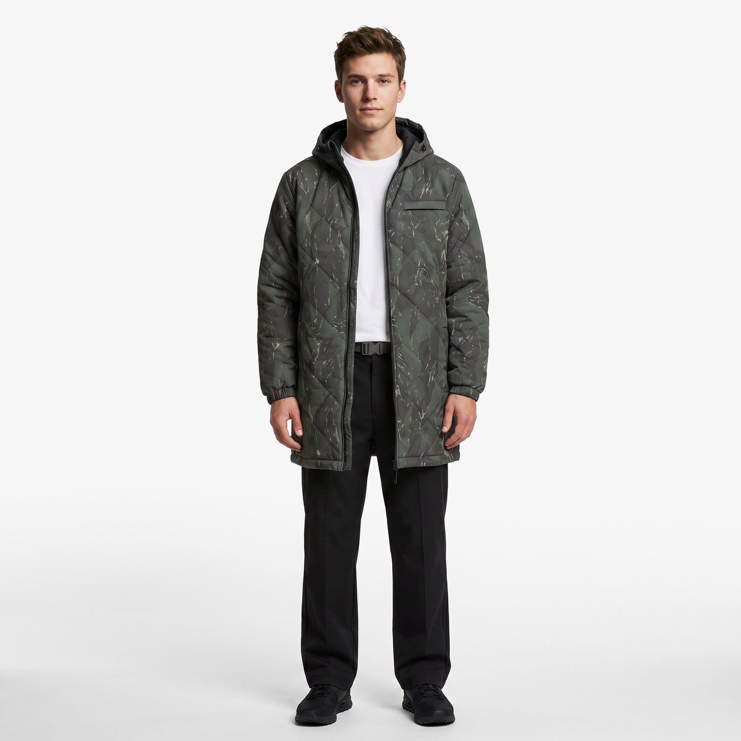 United4 Regular Fit Erkek Yeşil Mont