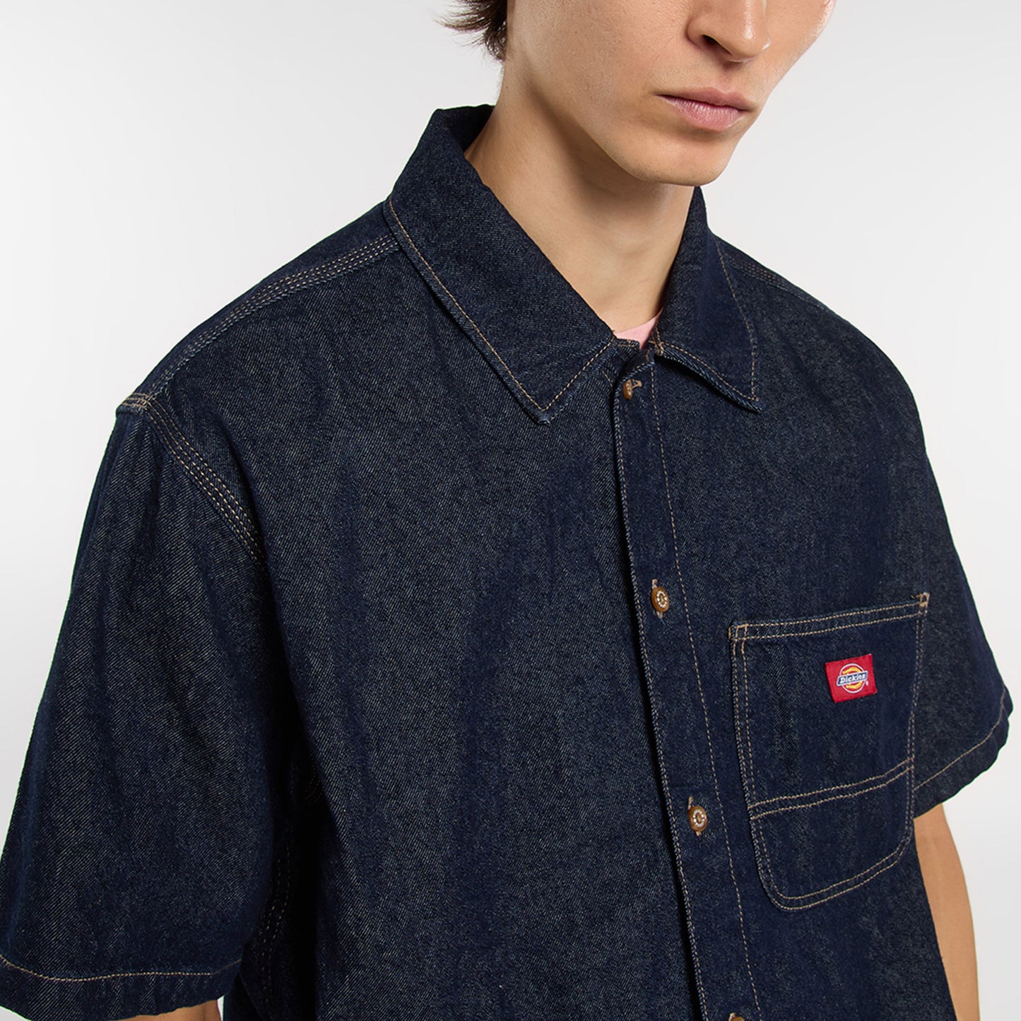 Dickies Denim Erkek Lacivert Gömlek