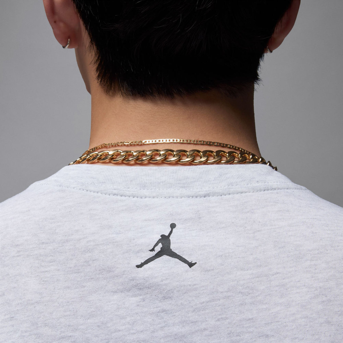 Jordan Brooklyn Fleece Jumpman Erkek Beyaz T-shirt